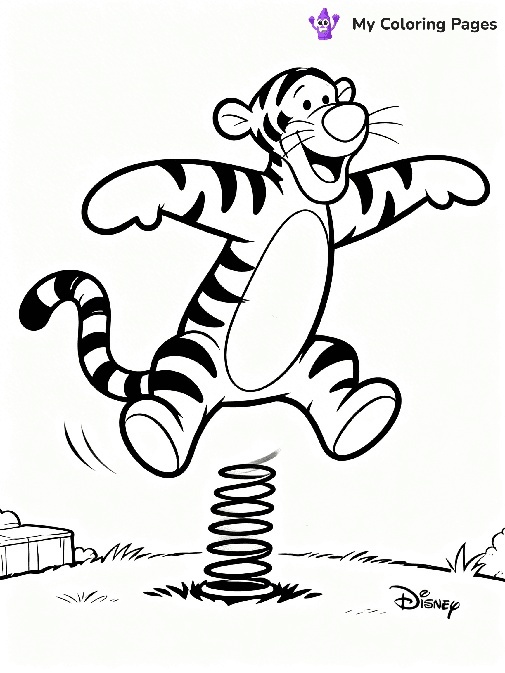 Tigger Coloring Pages - 2