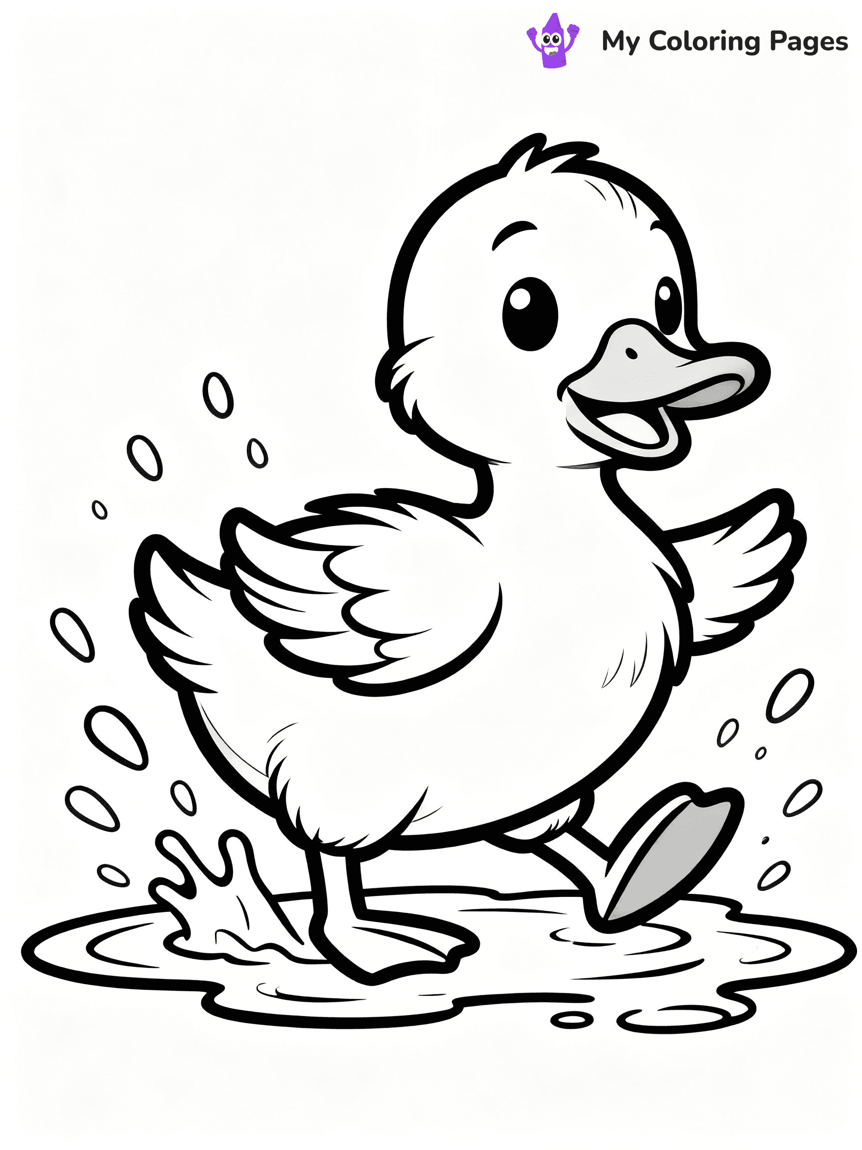 Duck Coloring Pages - 55