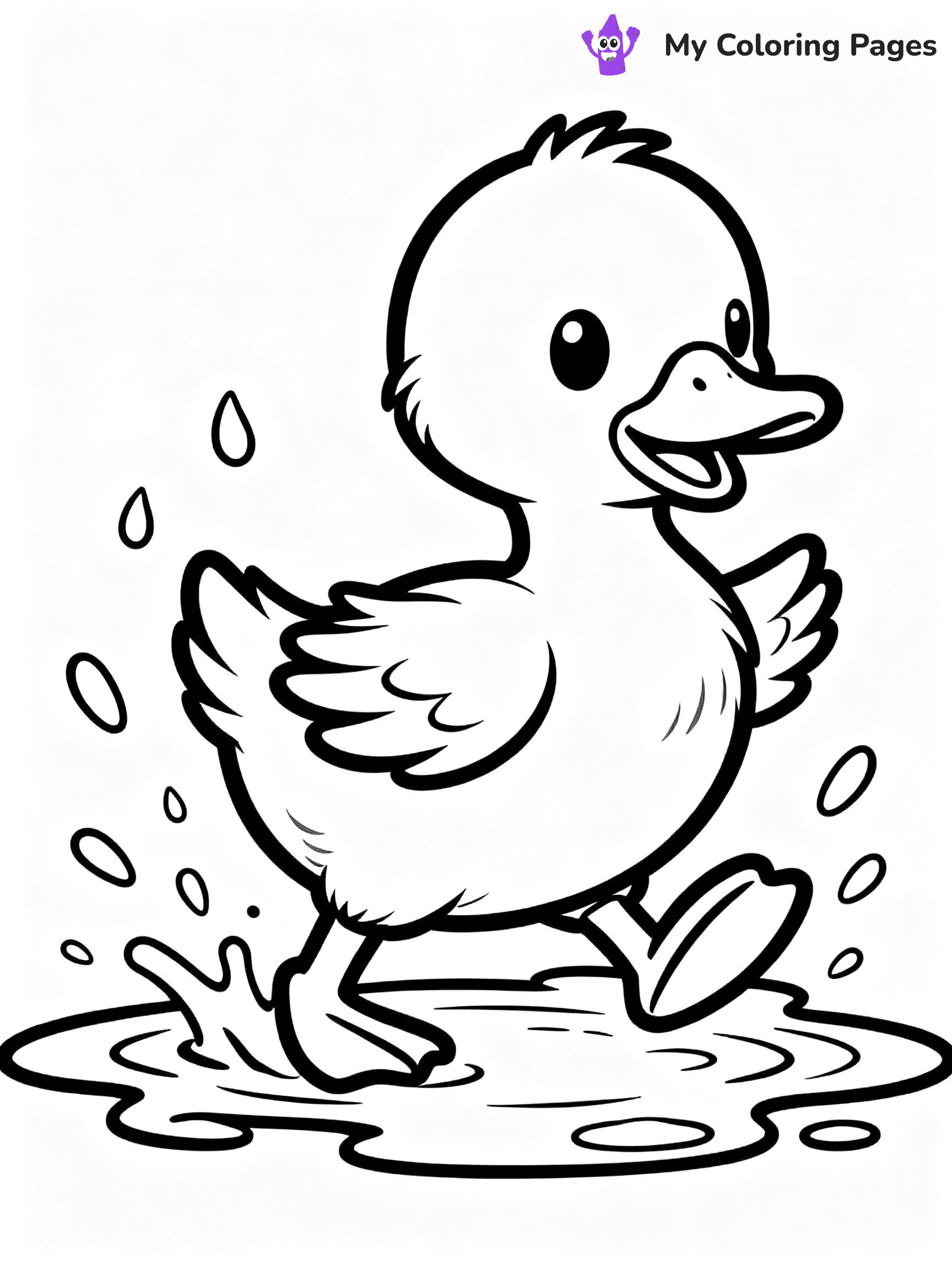Duck Coloring Pages - 53