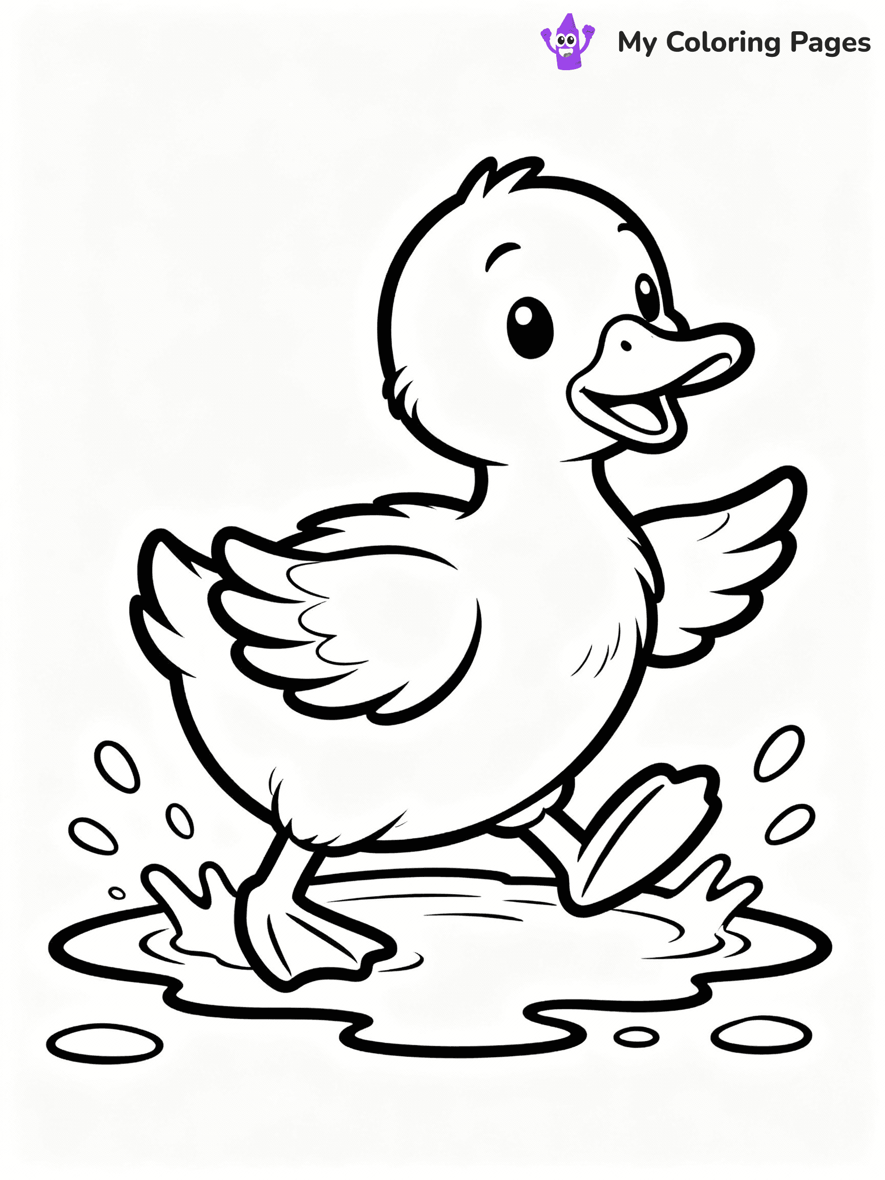 Duck Coloring Pages - 52
