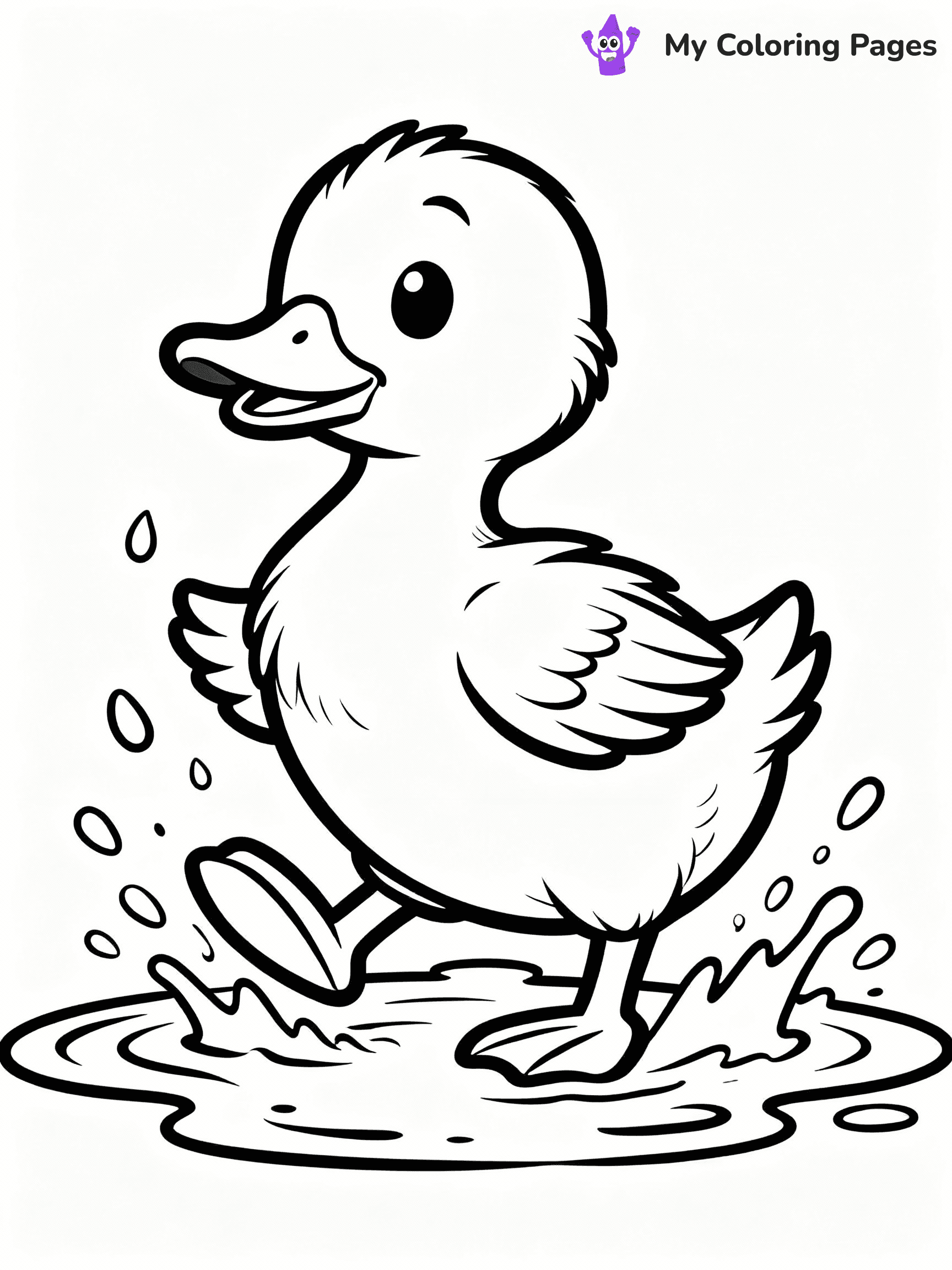 Duck Coloring Pages - 50