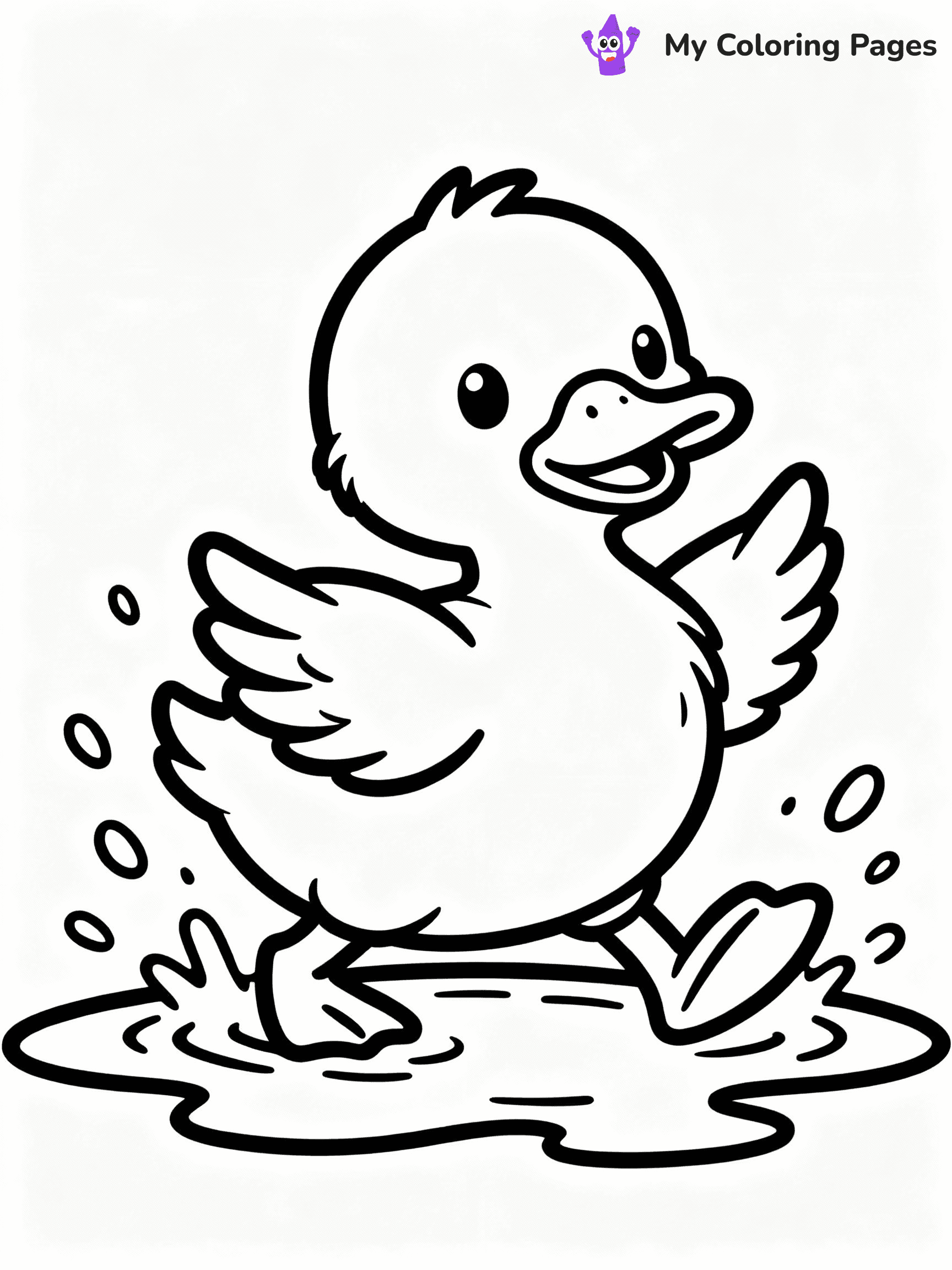 Duck Coloring Pages - 47