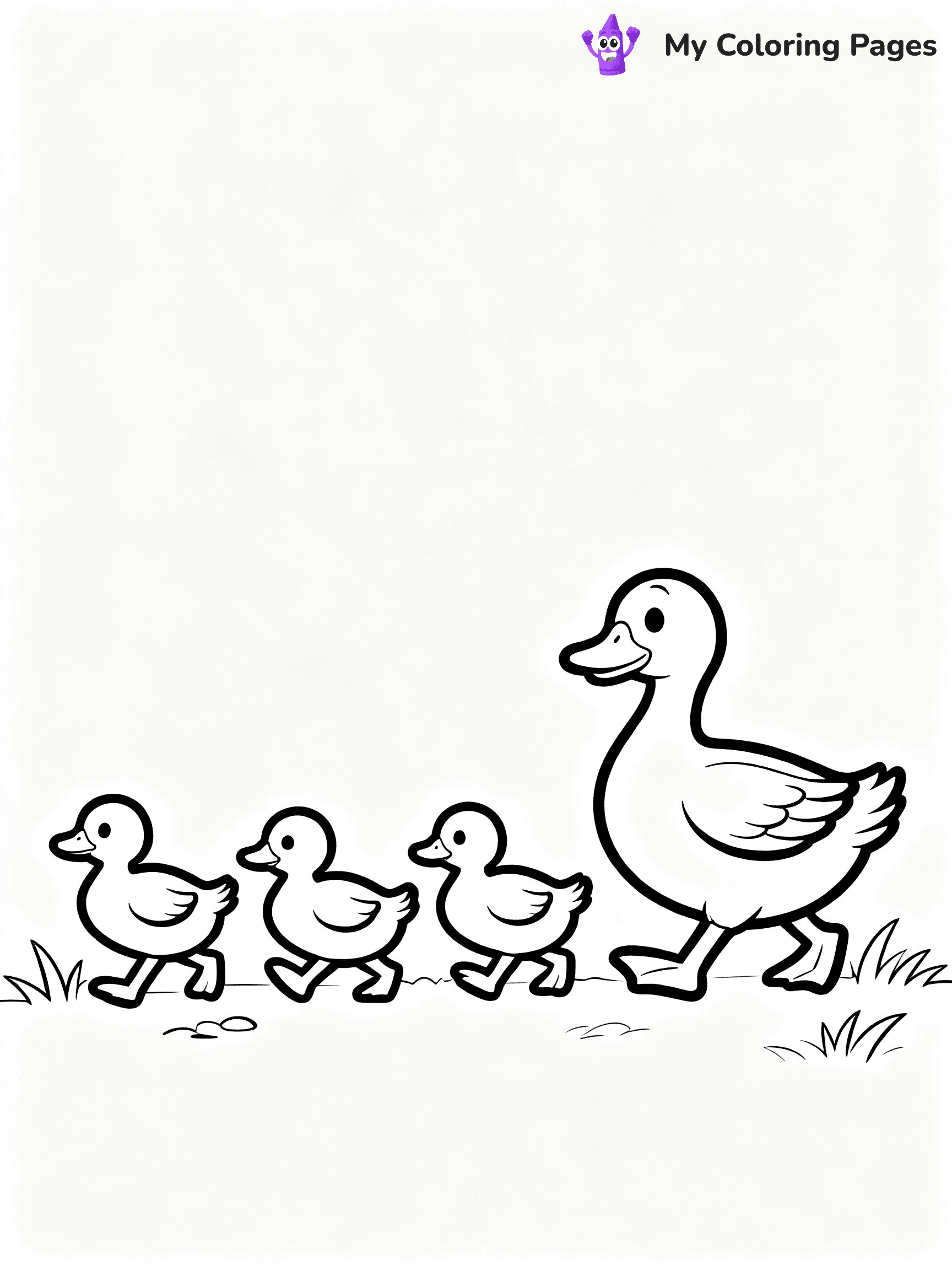 Duck Coloring Pages - 40