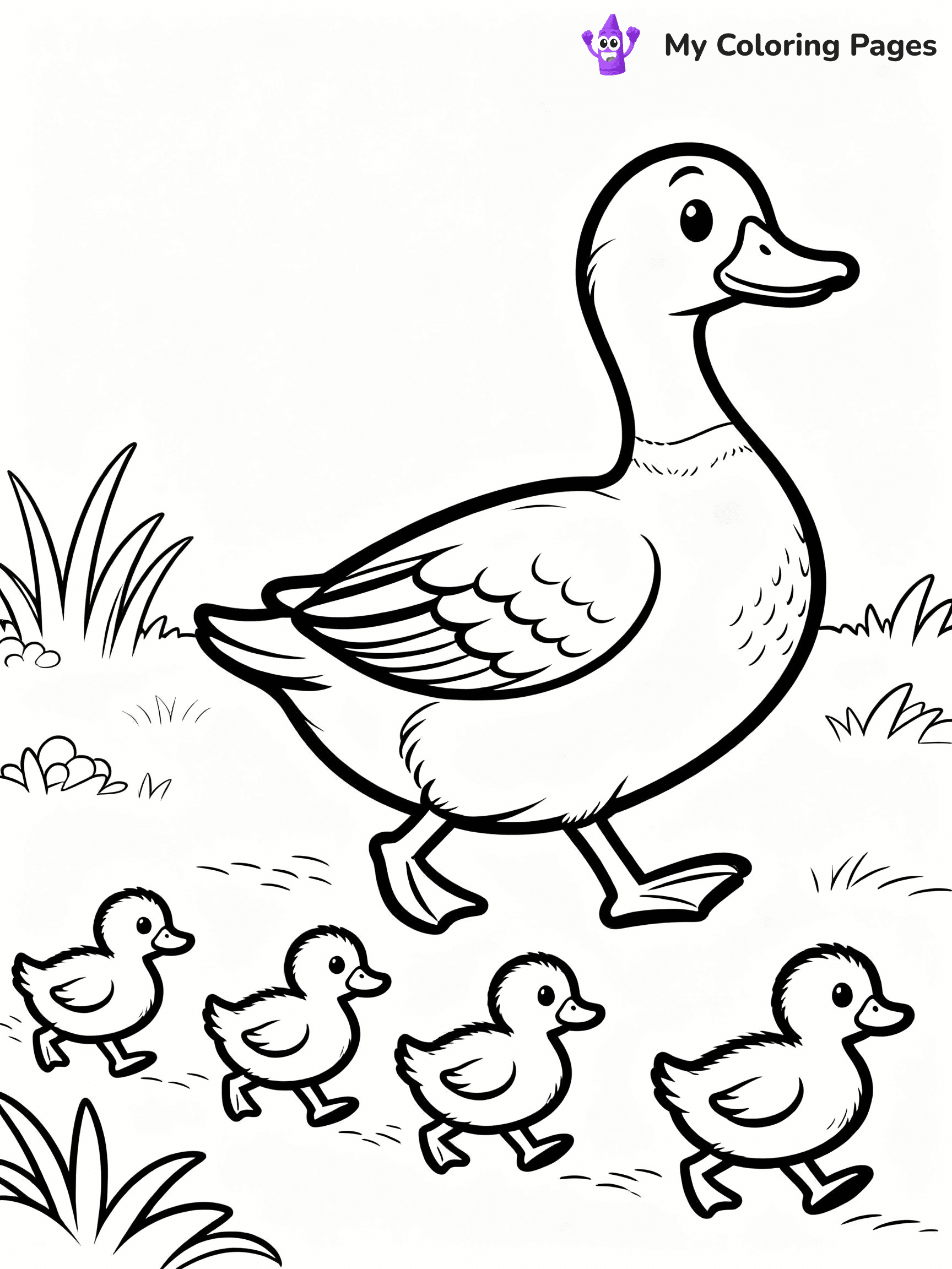 Duck Coloring Pages - 38