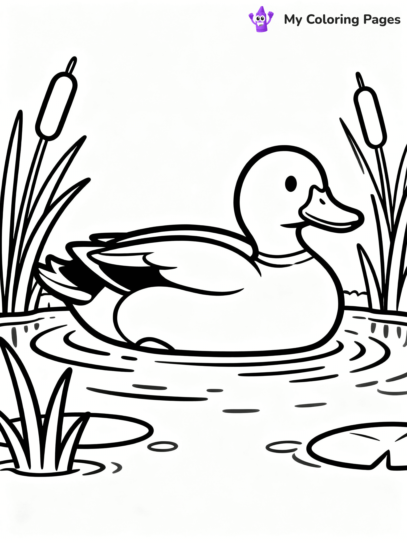 Duck Coloring Pages - 35