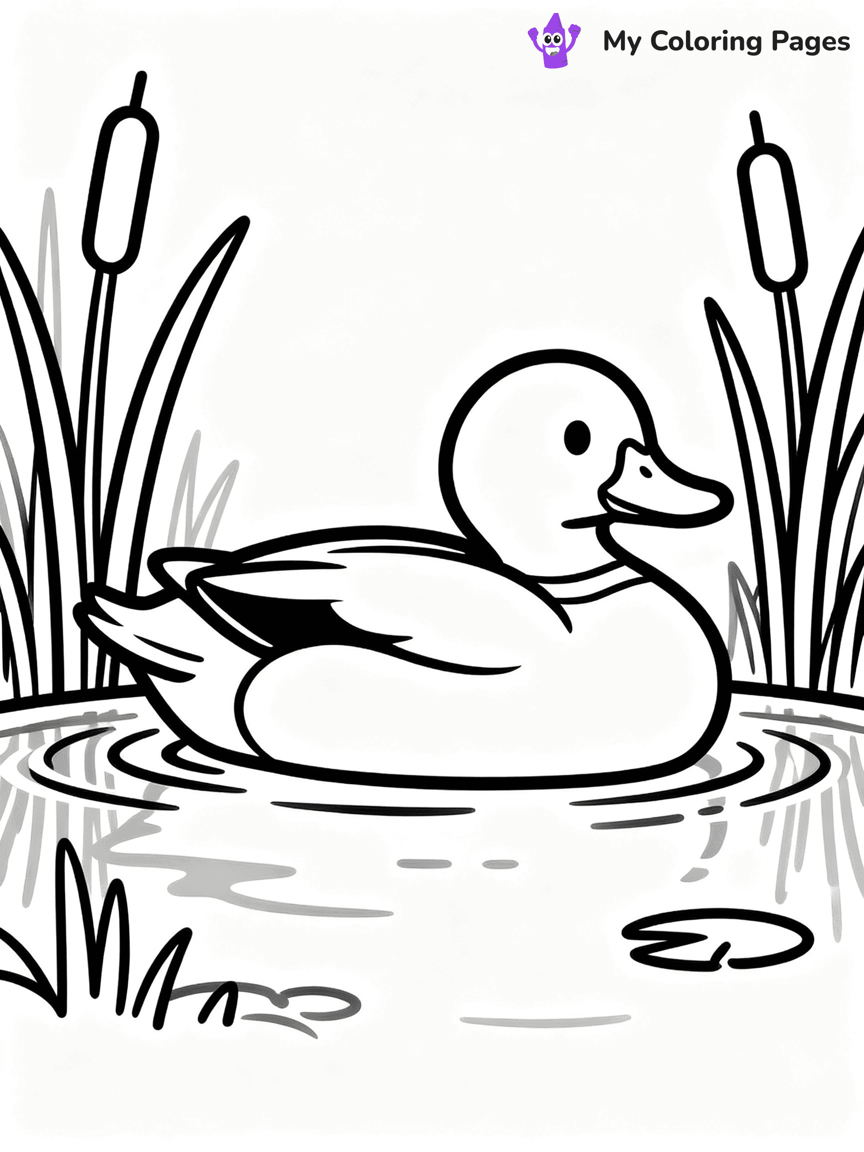 Duck Coloring Pages - 33