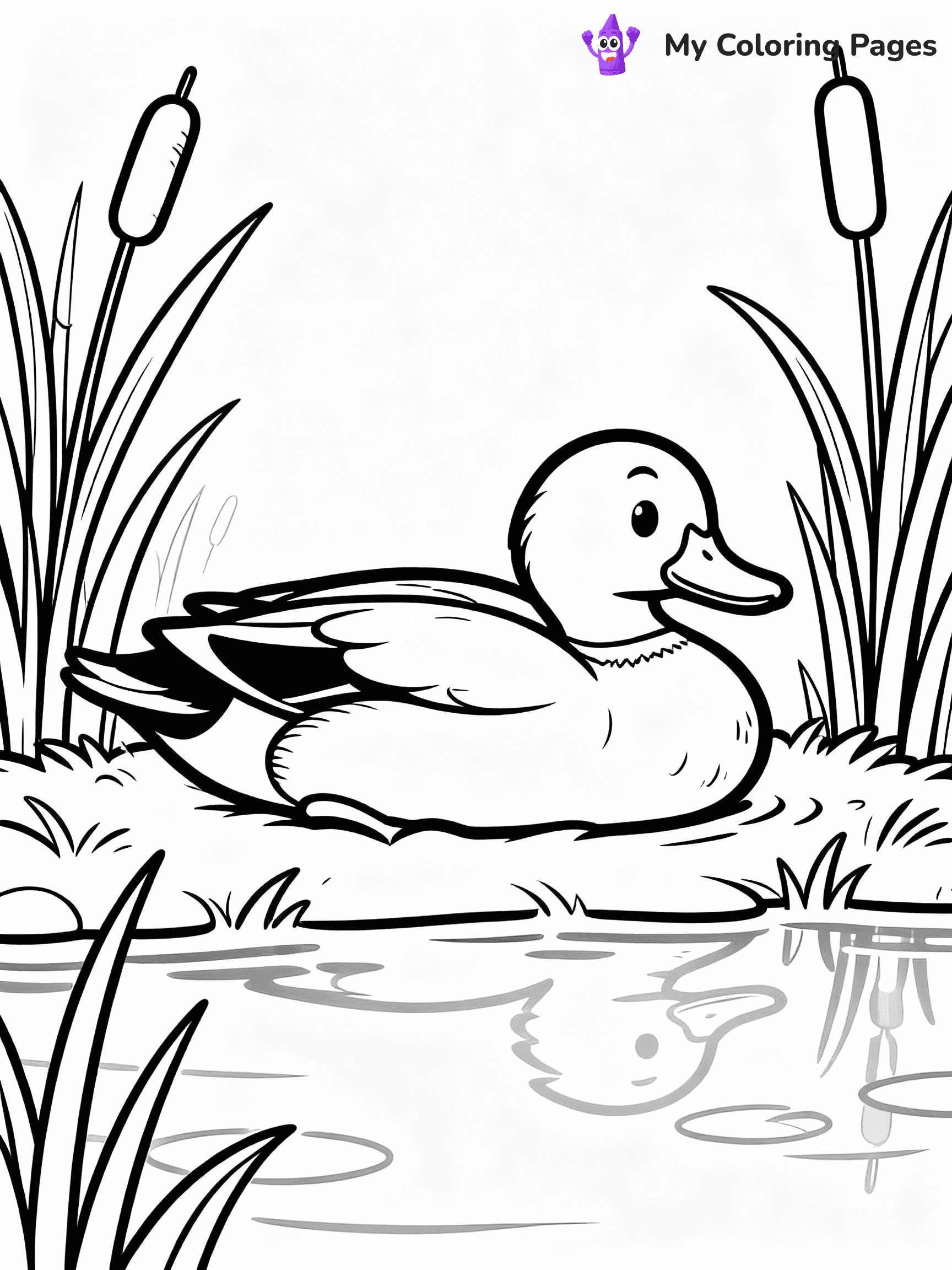 Duck Coloring Pages - 32