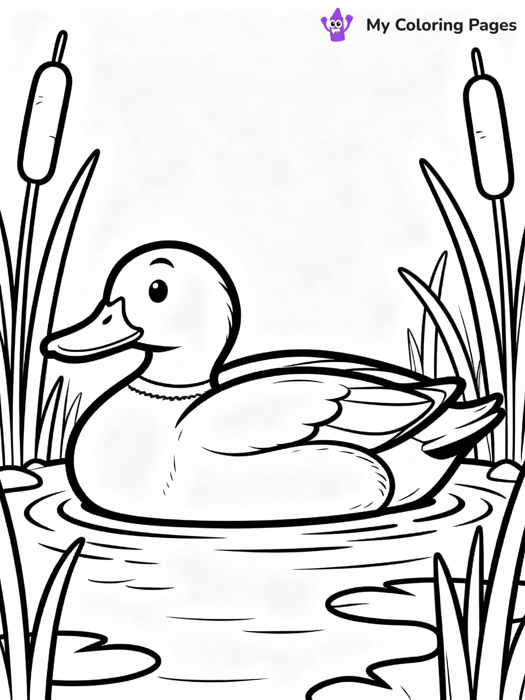 Duck Coloring Pages - 31