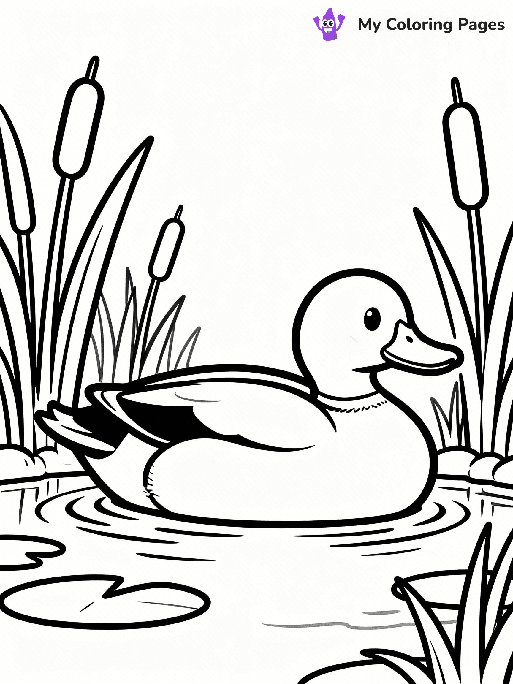 Duck Coloring Pages - 30
