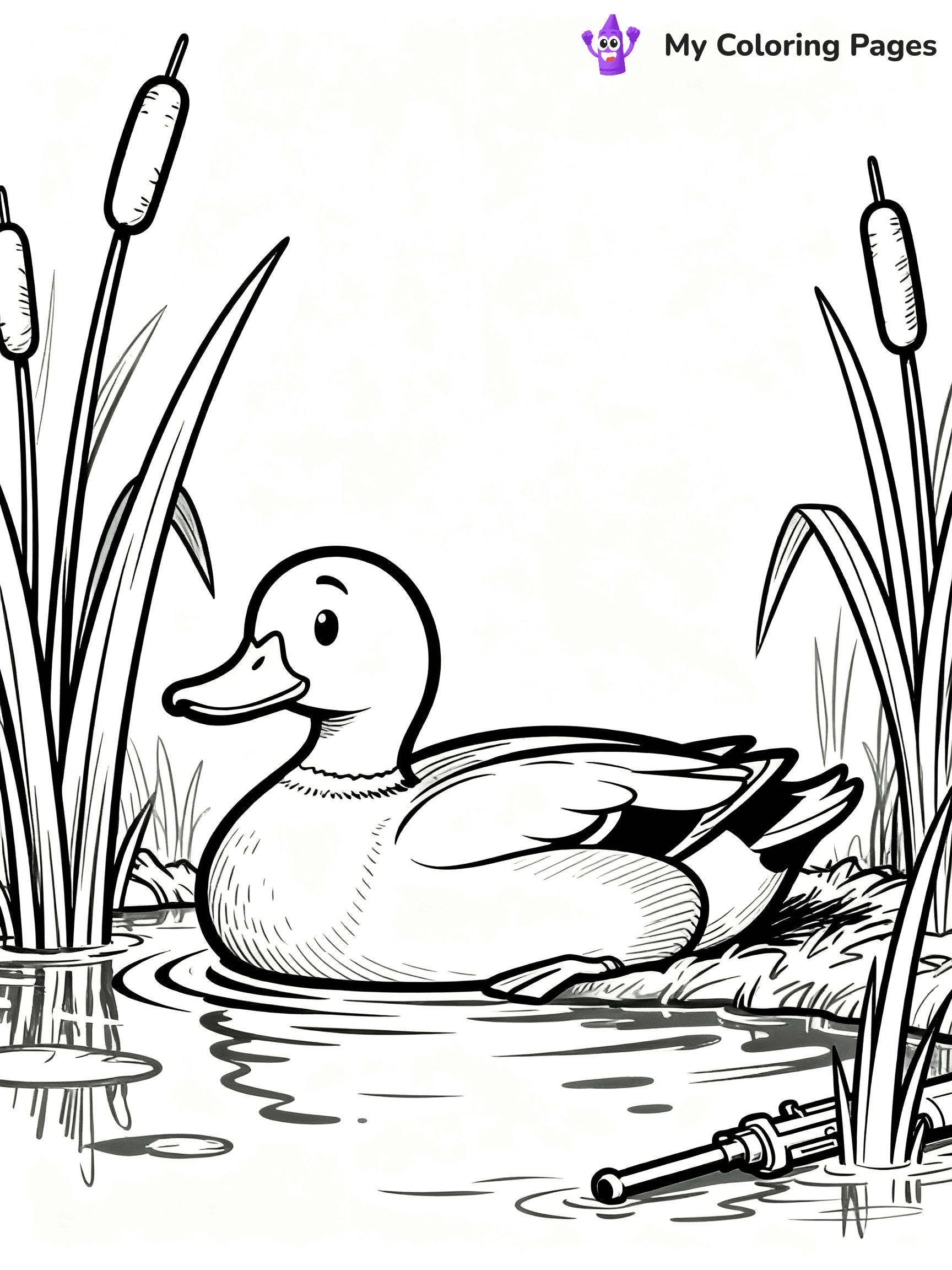 Duck Coloring Pages - 28