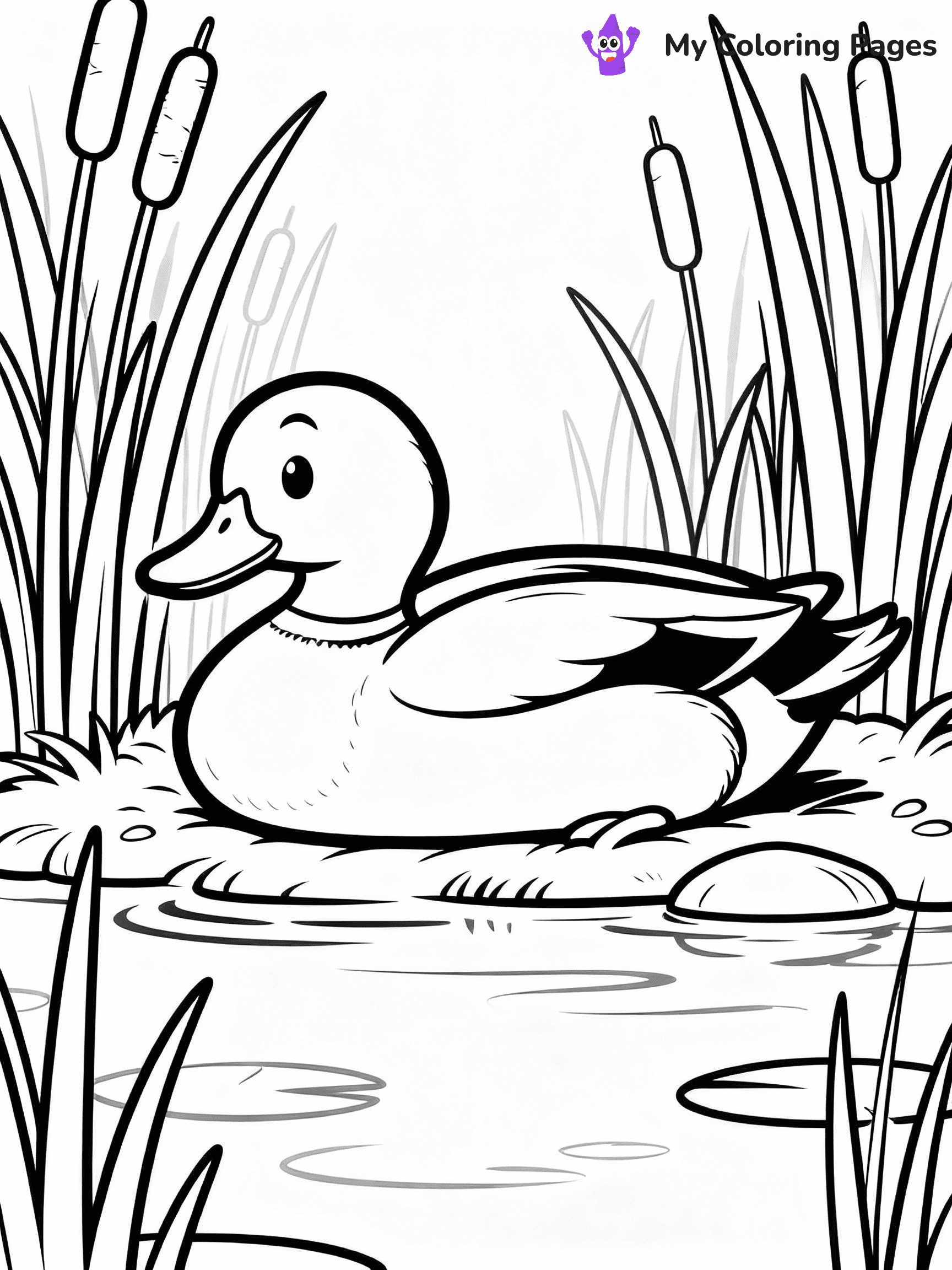 Duck Coloring Pages - 27