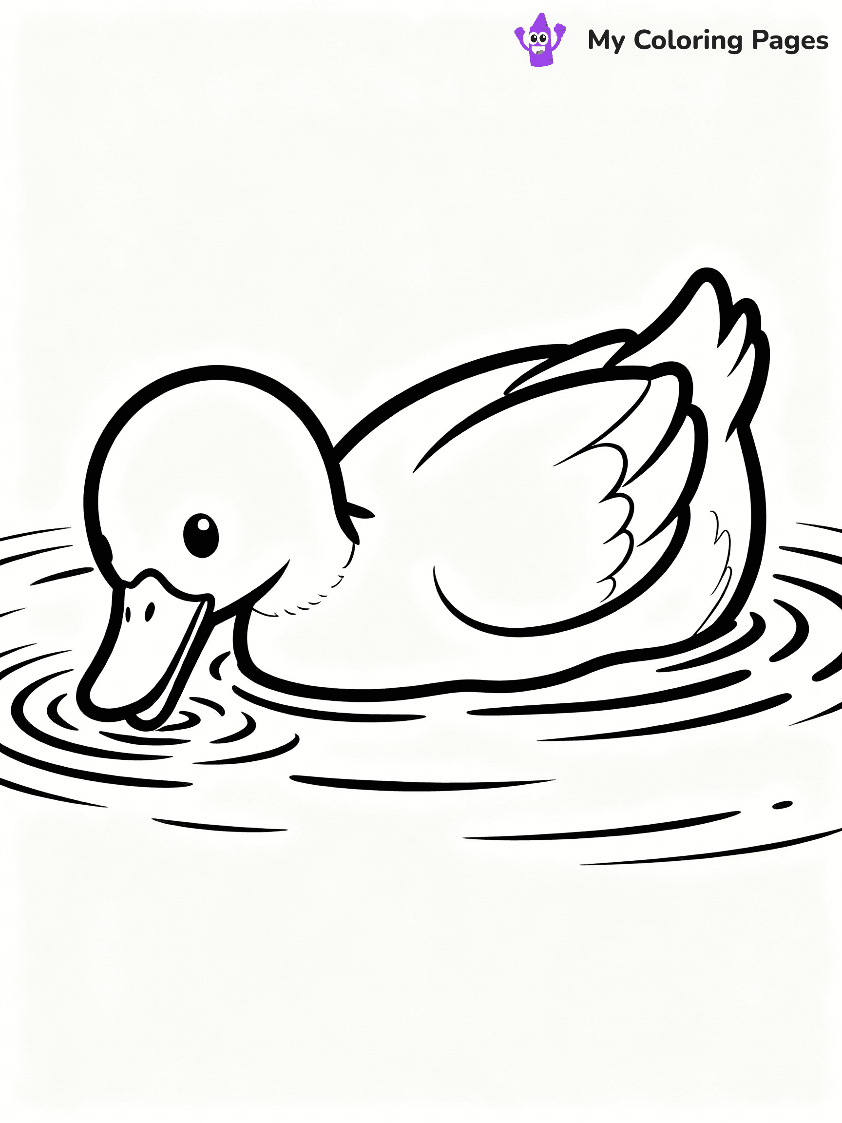 Duck Coloring Pages - 21