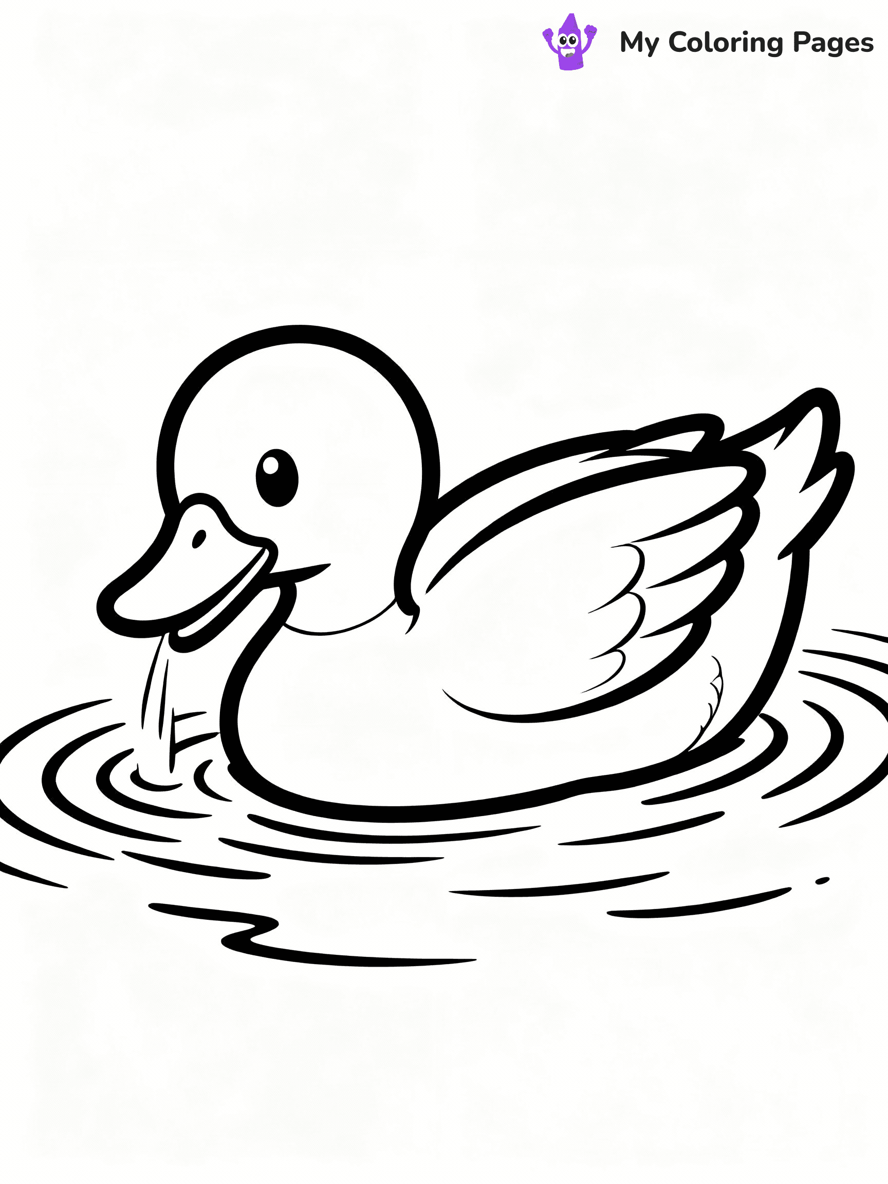 Duck Coloring Pages - 20