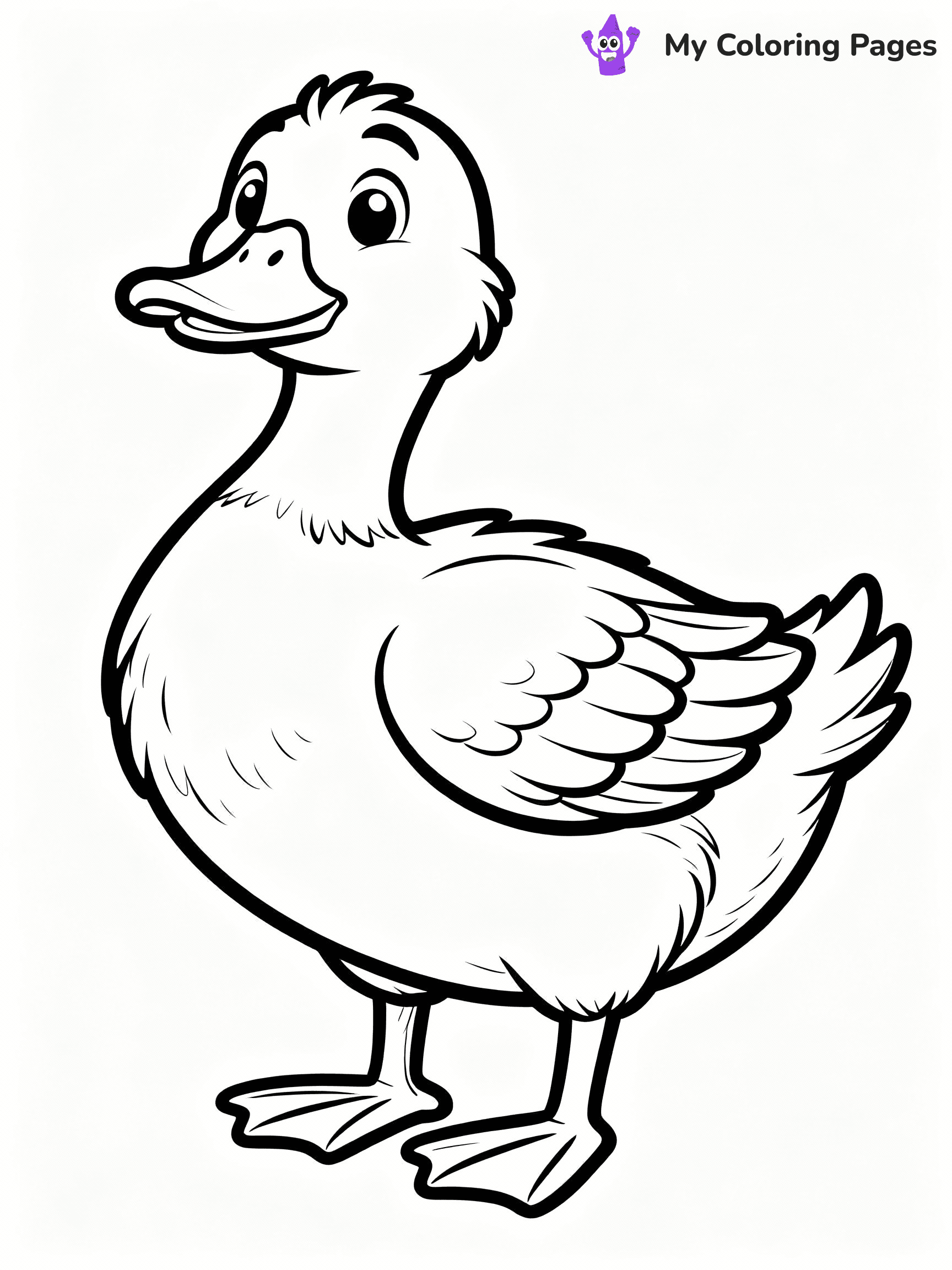 Duck Coloring Pages - 15
