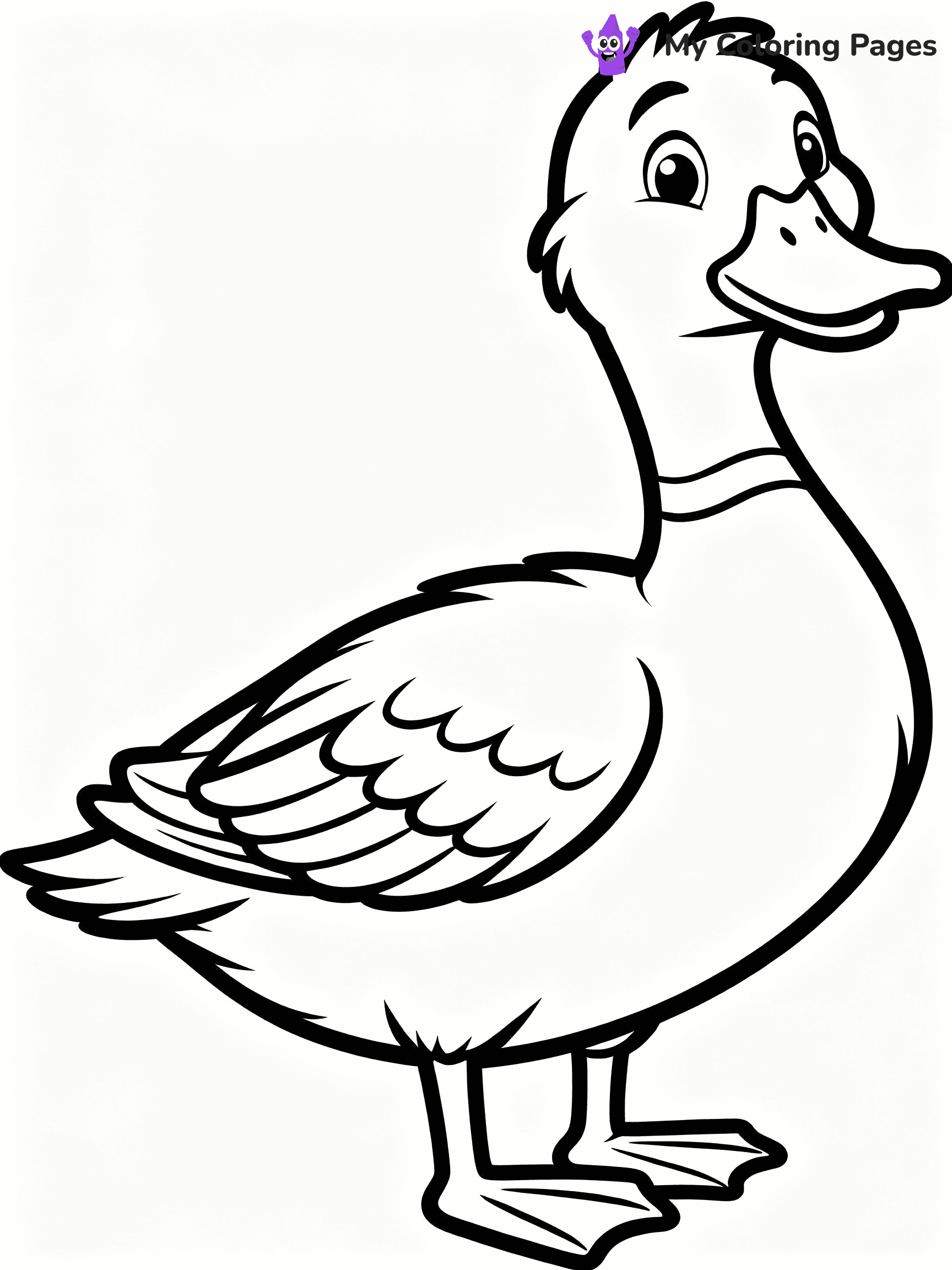 Duck Coloring Pages - 14