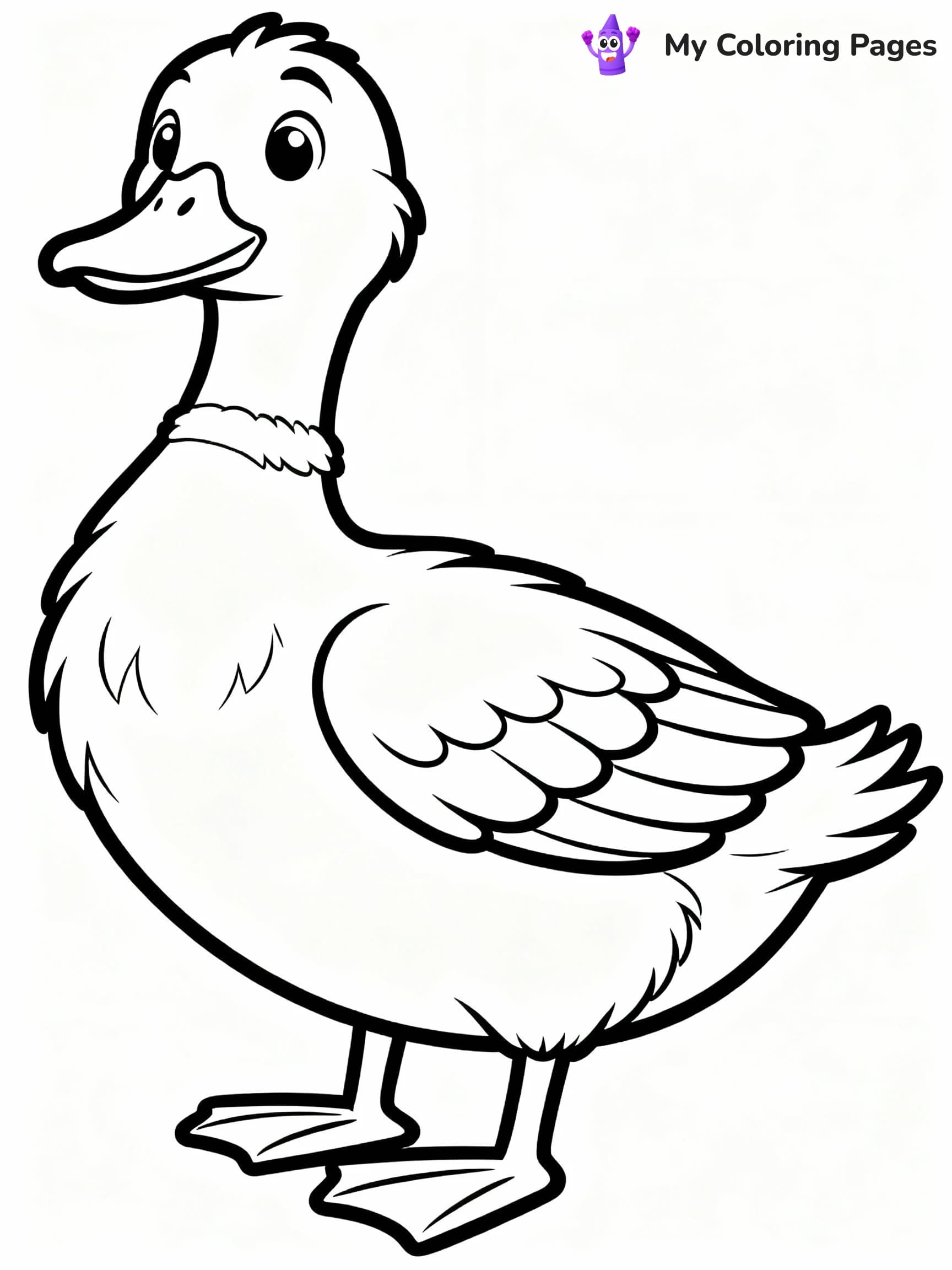 Duck Coloring Pages - 13