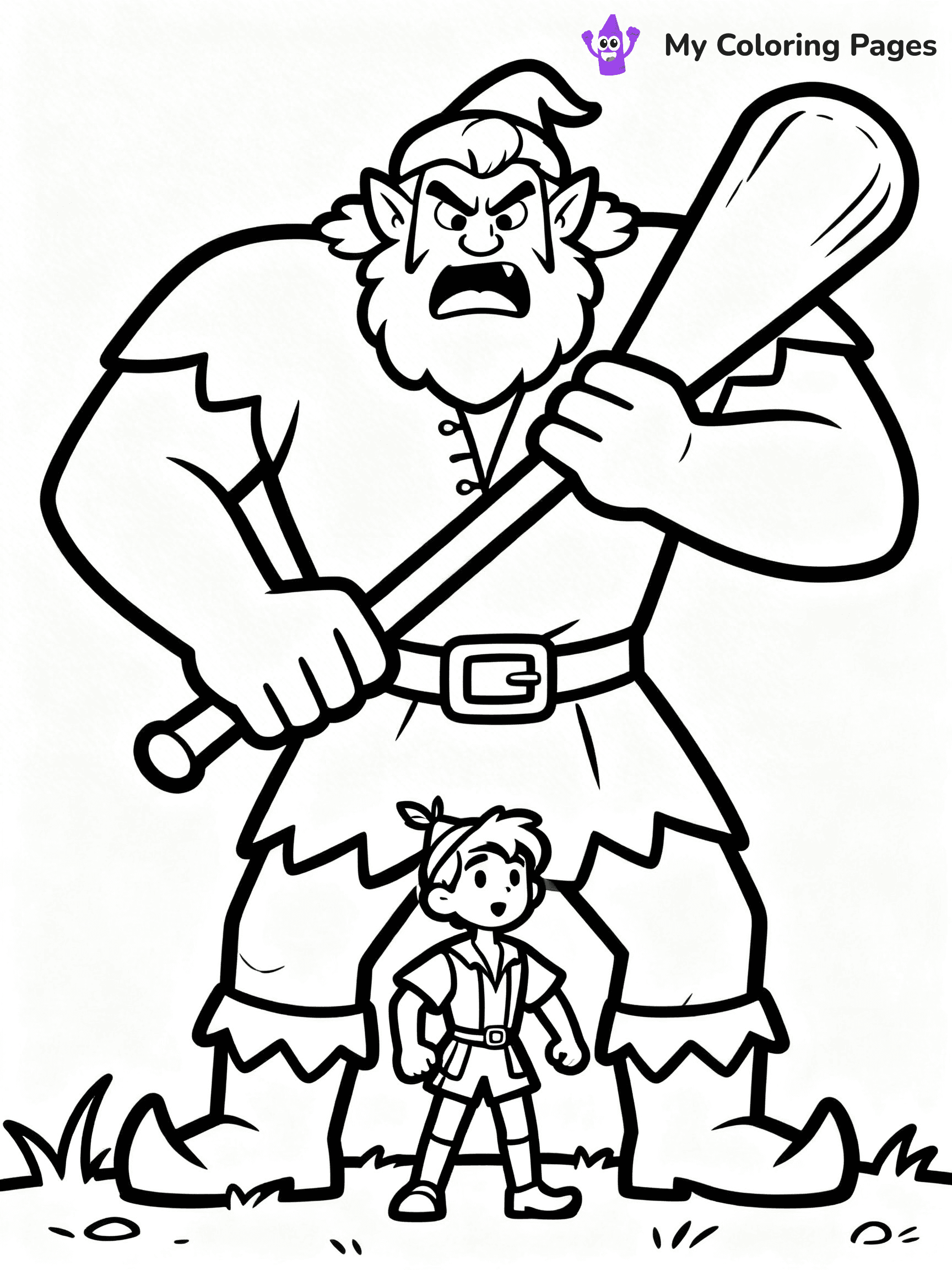 Jack and the Beanstalk Coloring Pages - 10