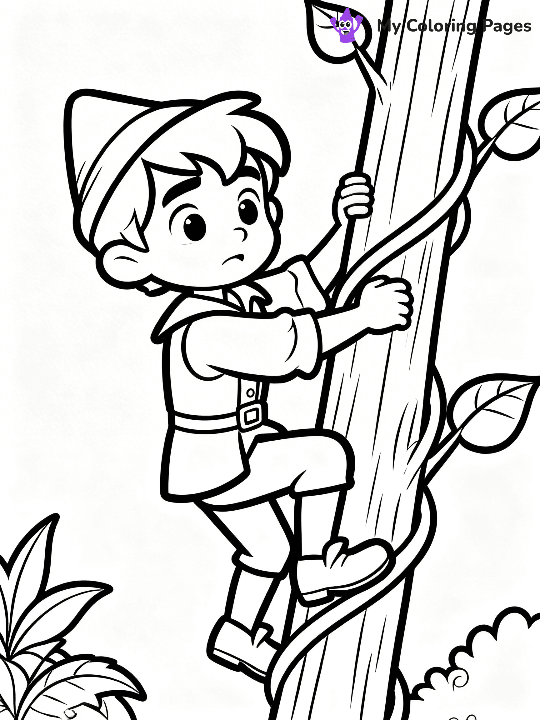 Jack and the Beanstalk Coloring Pages - 1