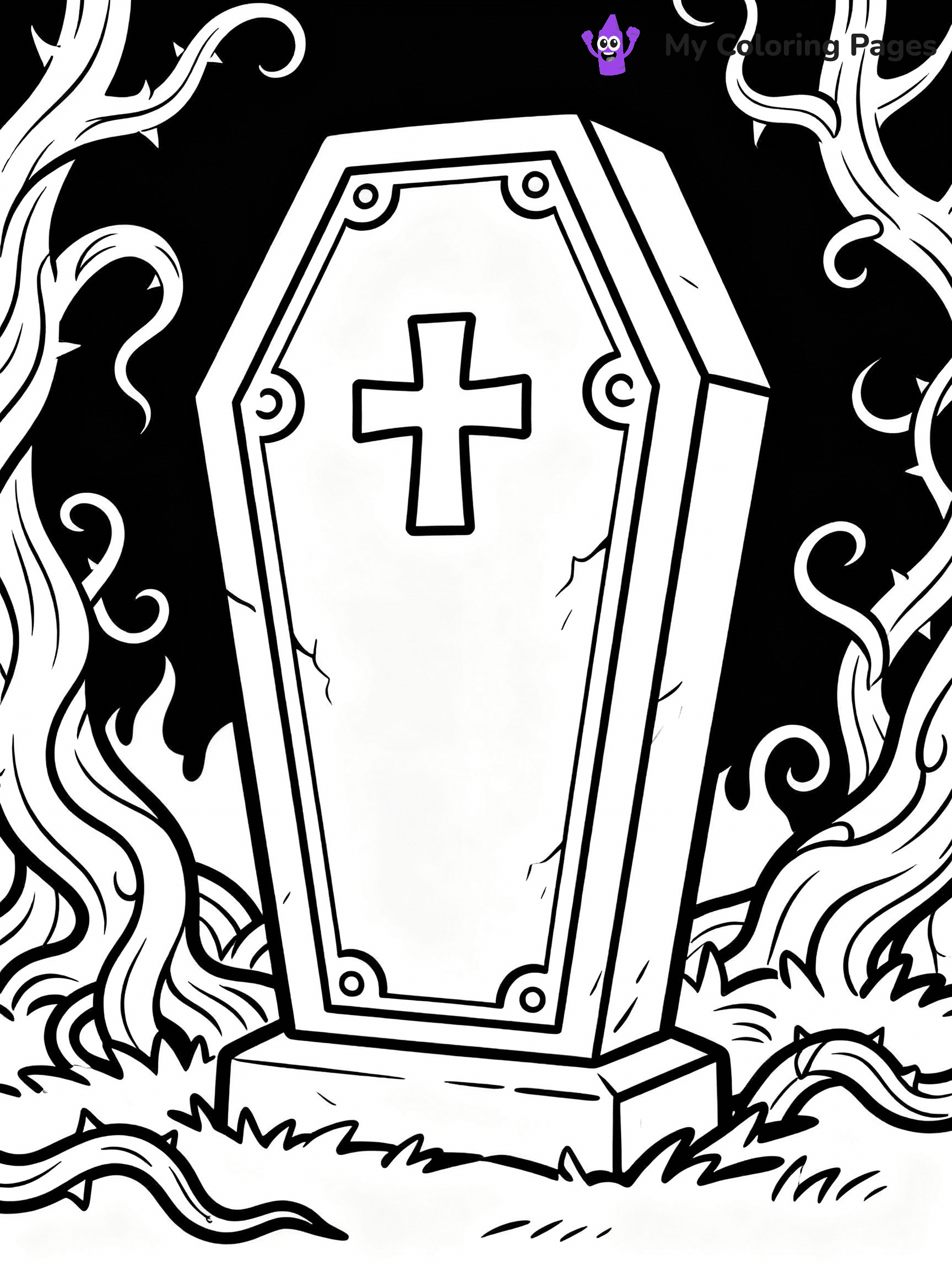 Vampire Coloring Pages - 44