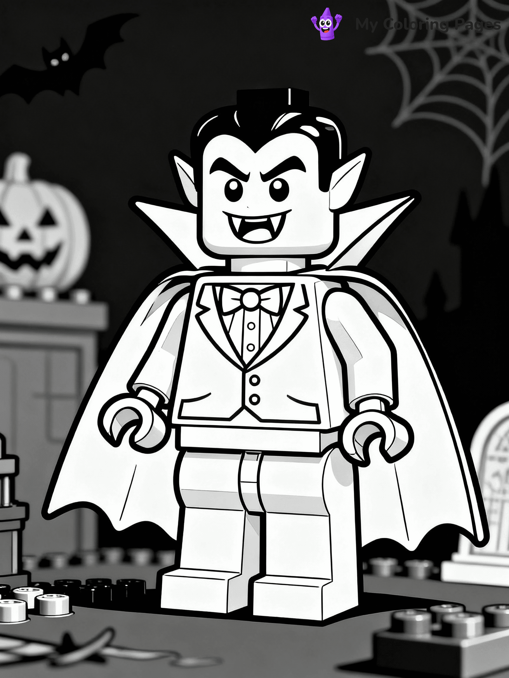 Vampire Coloring Pages - 33