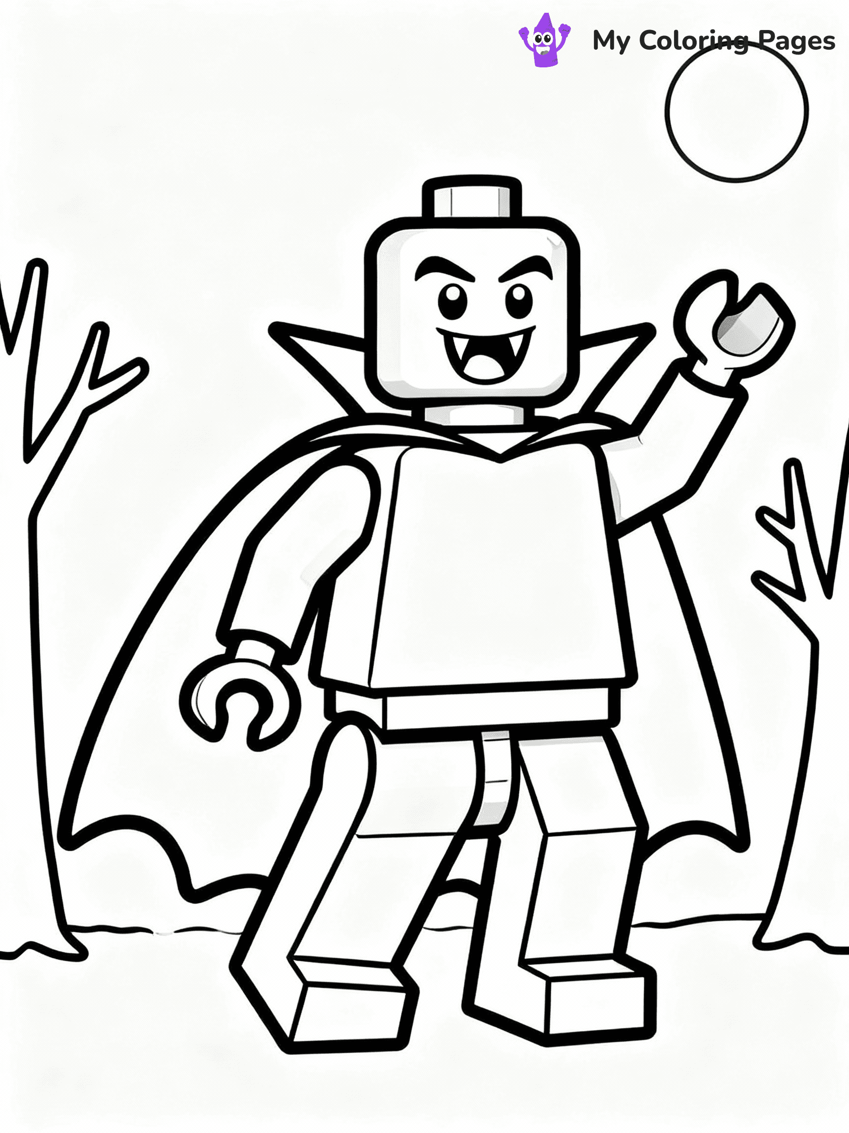 Vampire Coloring Pages - 30