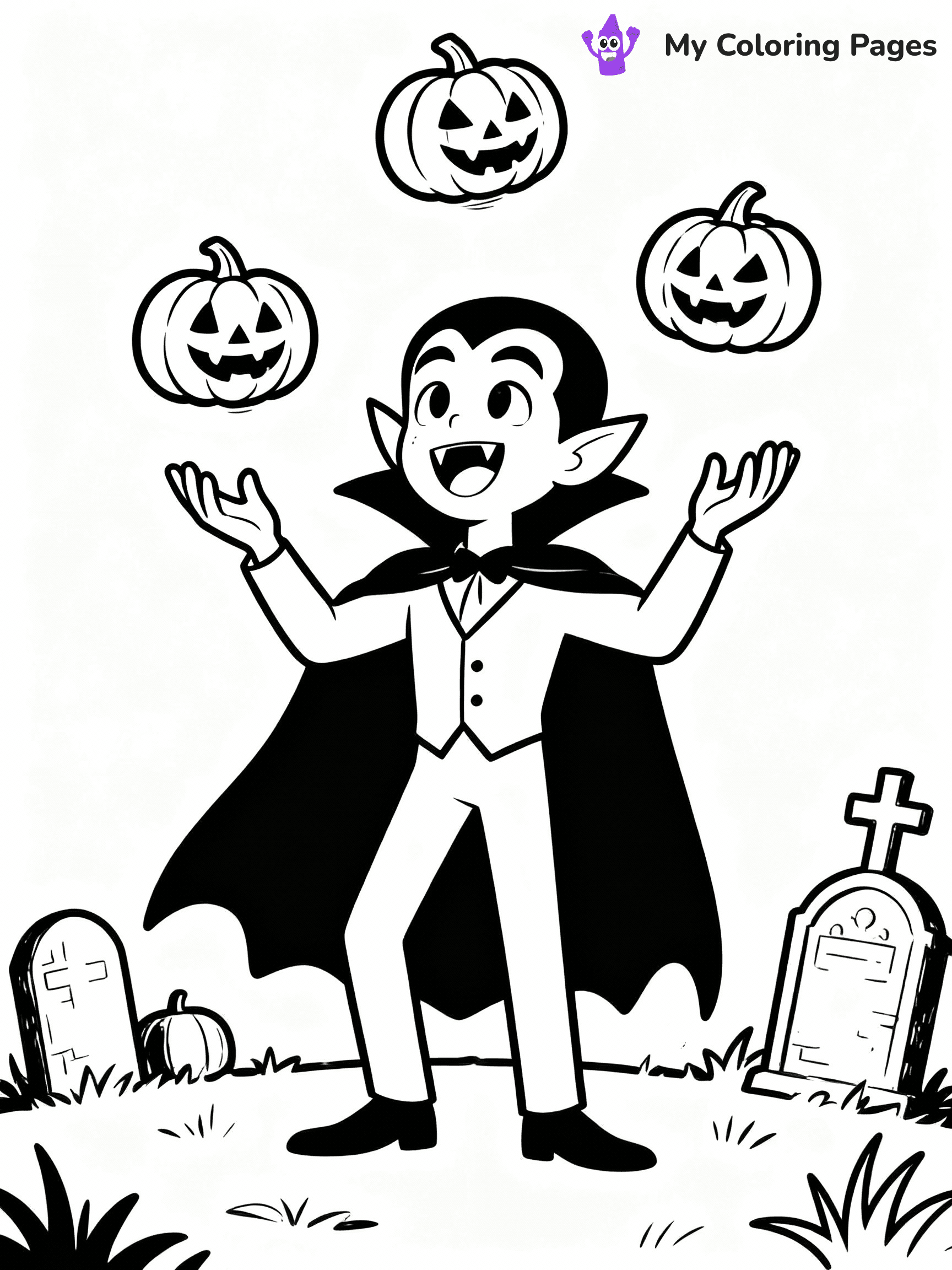 Vampire Coloring Pages - 27