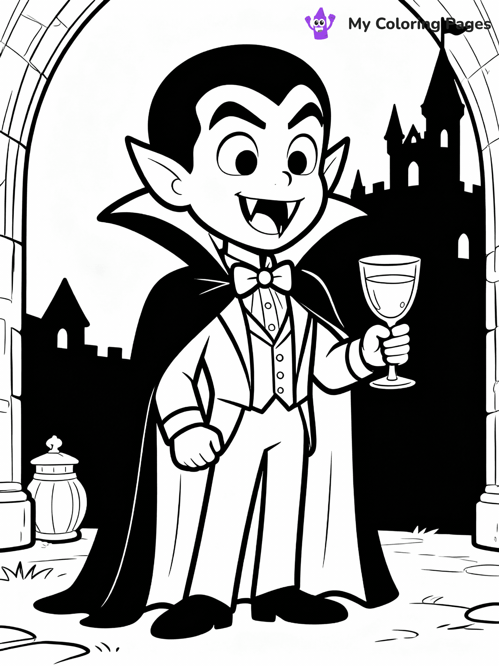 Vampire Coloring Pages - 21