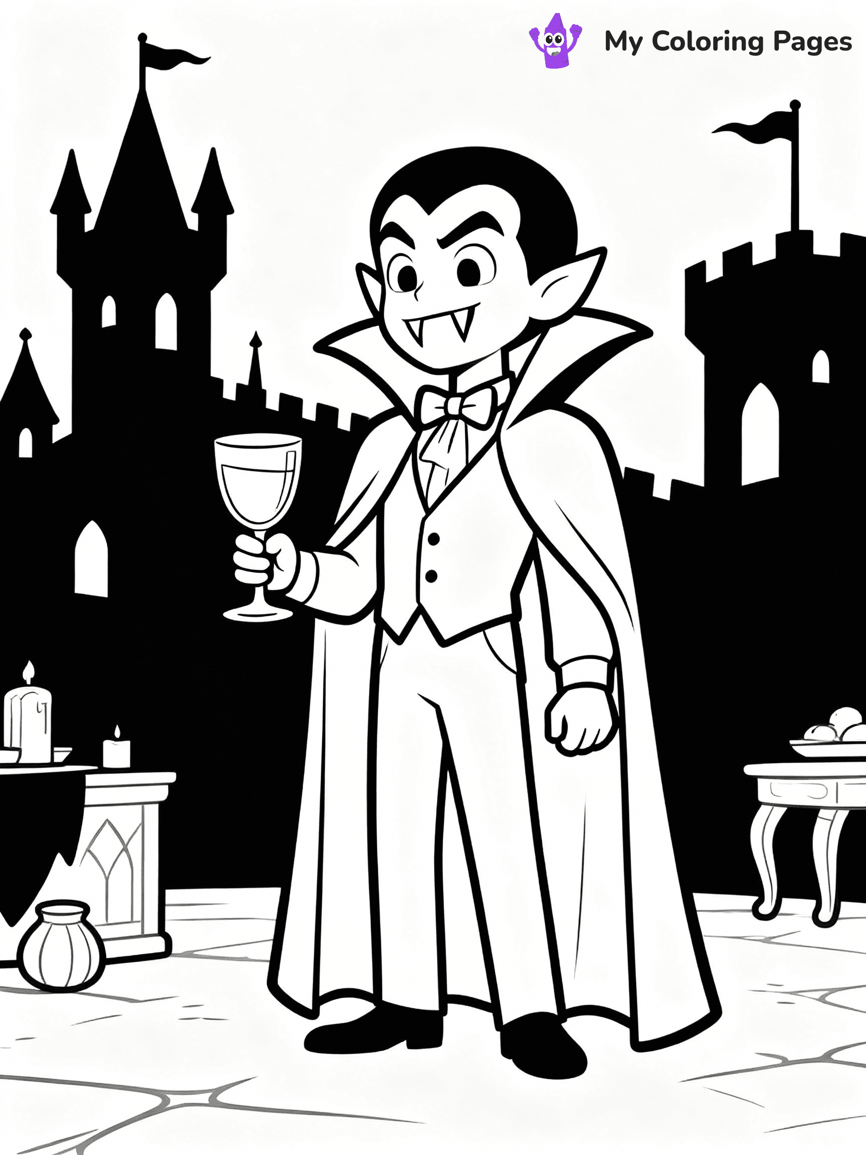 Vampire Coloring Pages - 18