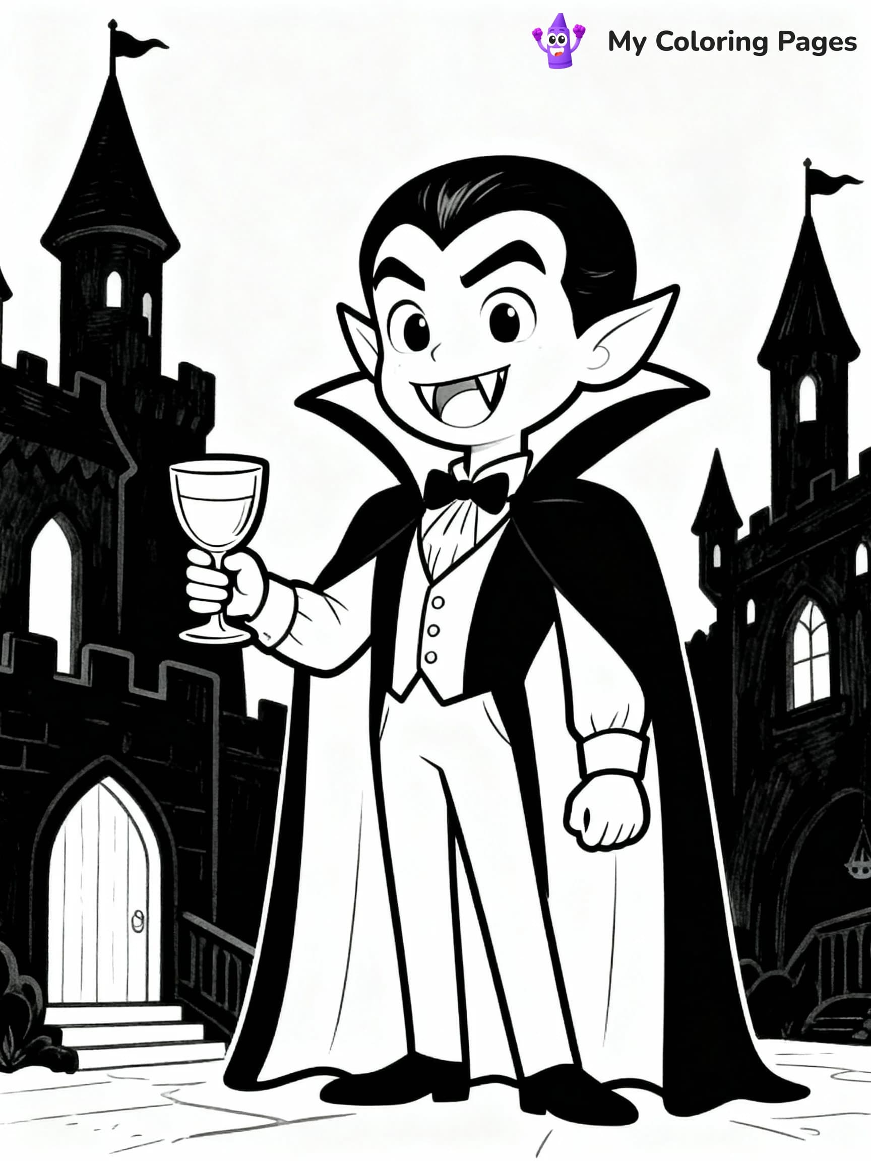 Vampire Coloring Pages - 15