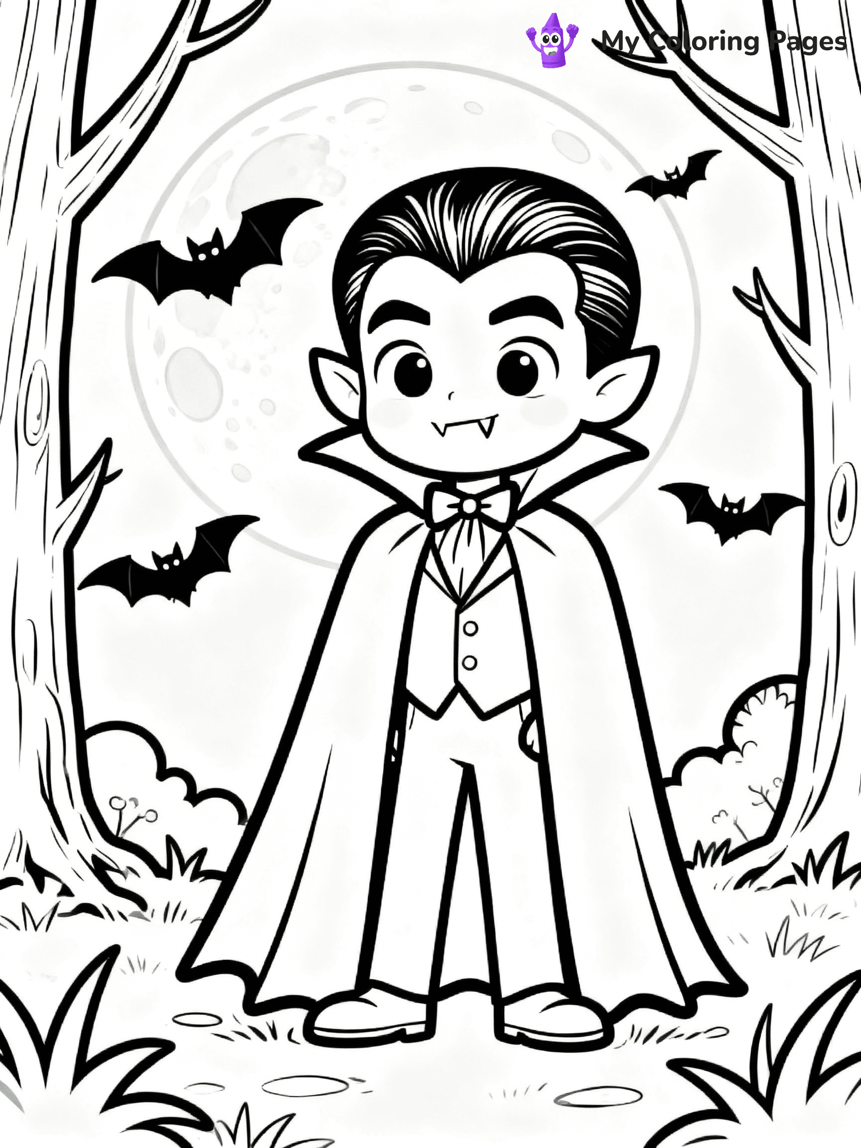 Vampire Coloring Pages - 13