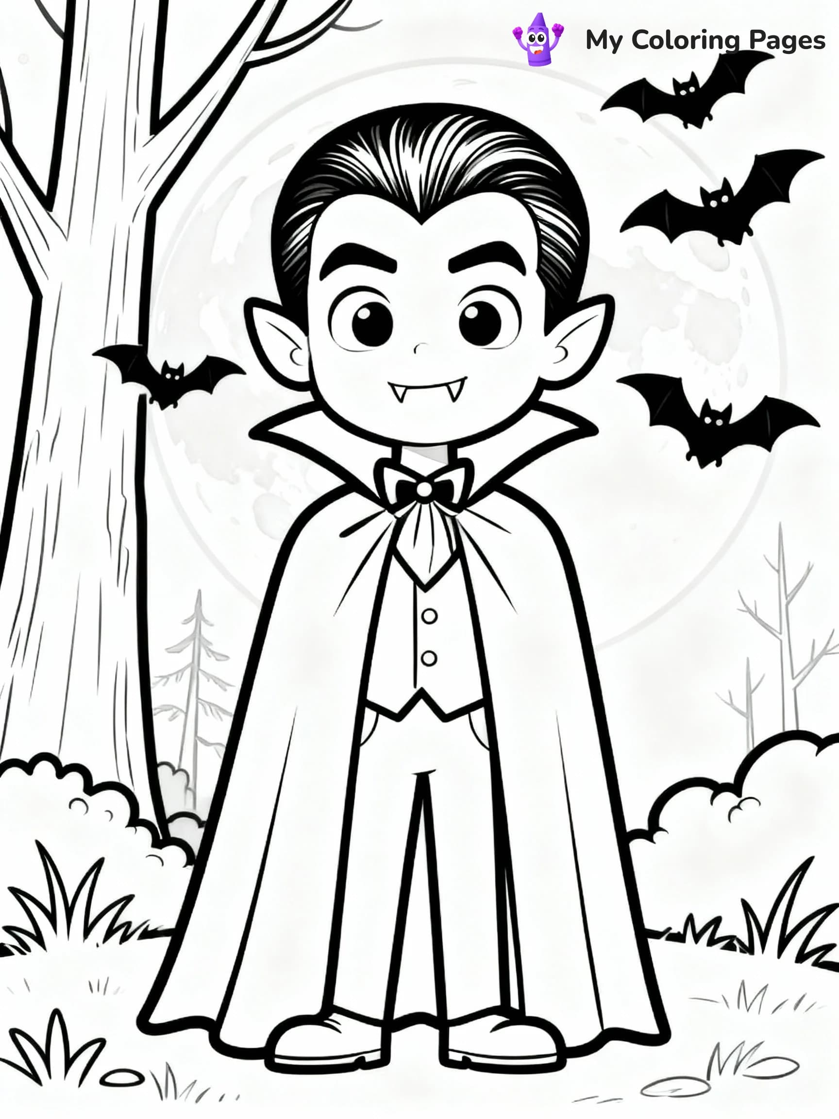 Vampire Coloring Pages - 11