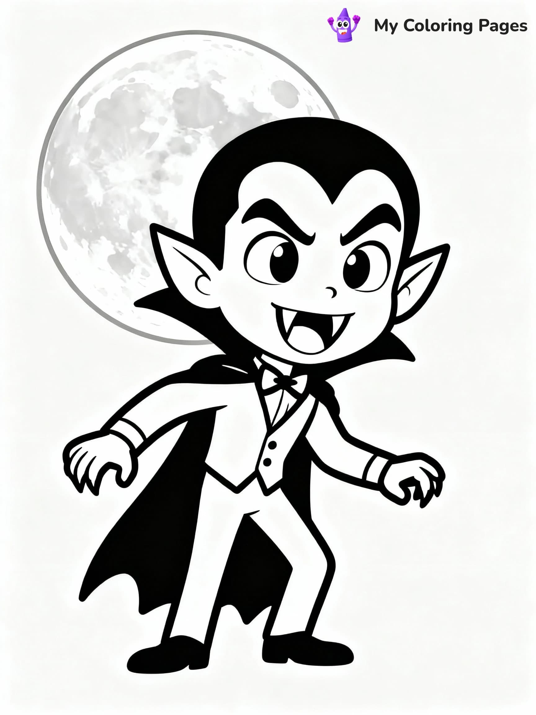 Vampire Coloring Pages - 6