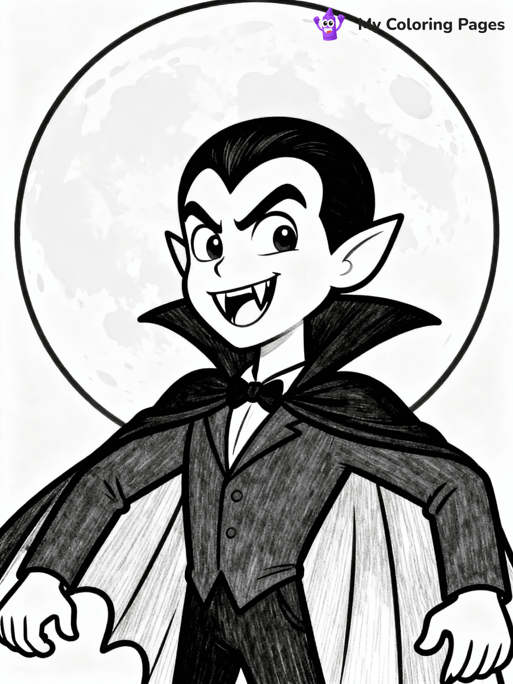 Vampire Coloring Pages - 3
