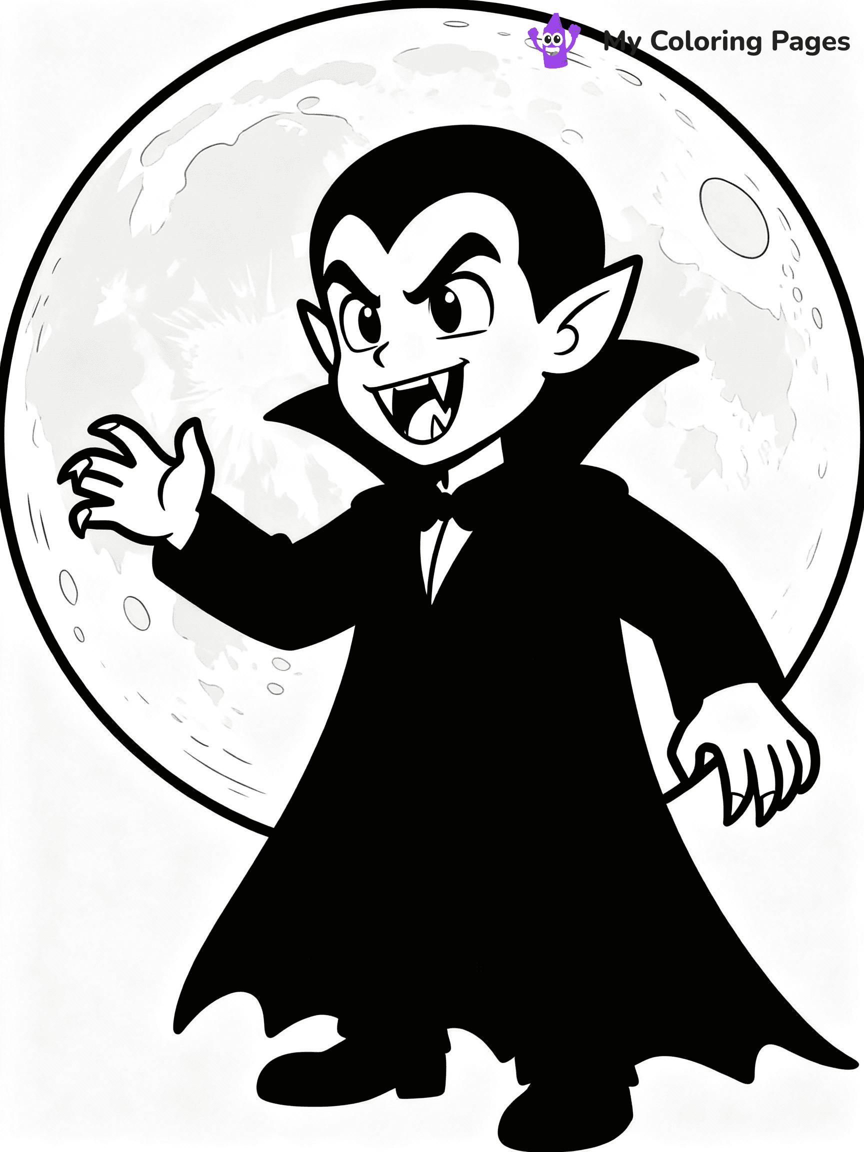 Vampire Coloring Pages - 2