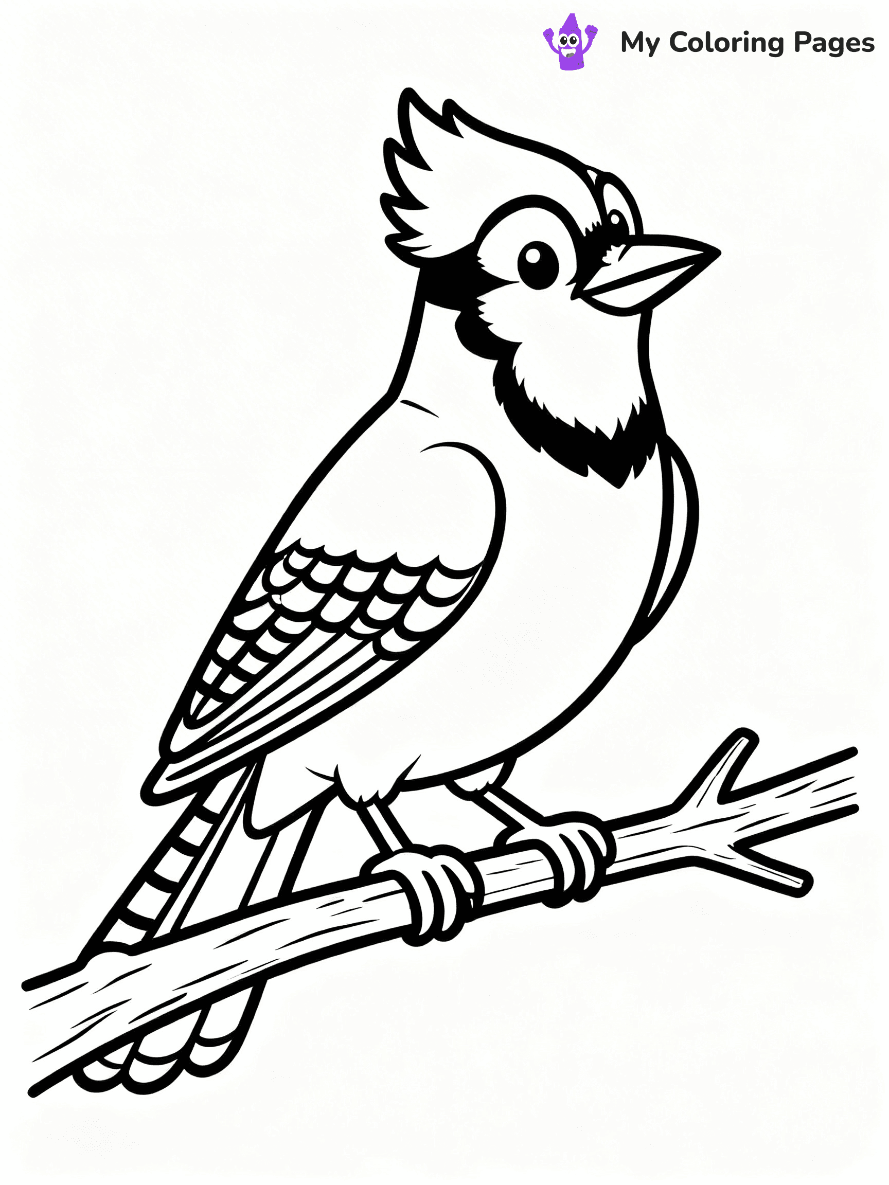 Blue Jay Coloring Pages - 28