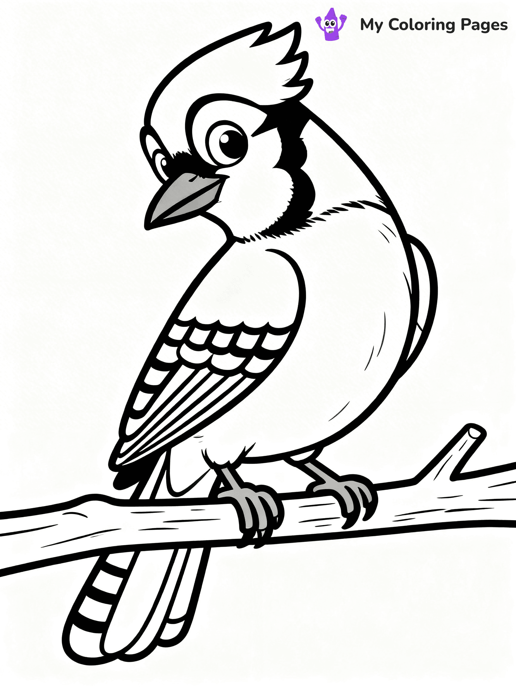Blue Jay Coloring Pages - 27
