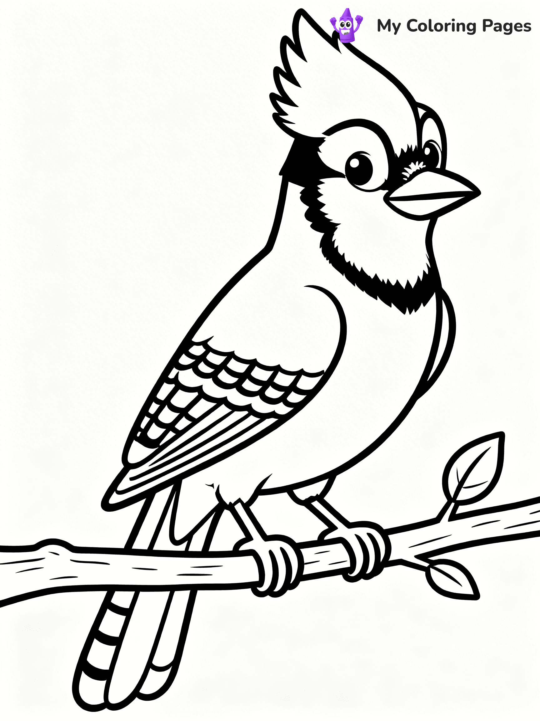 Blue Jay Coloring Pages - 26
