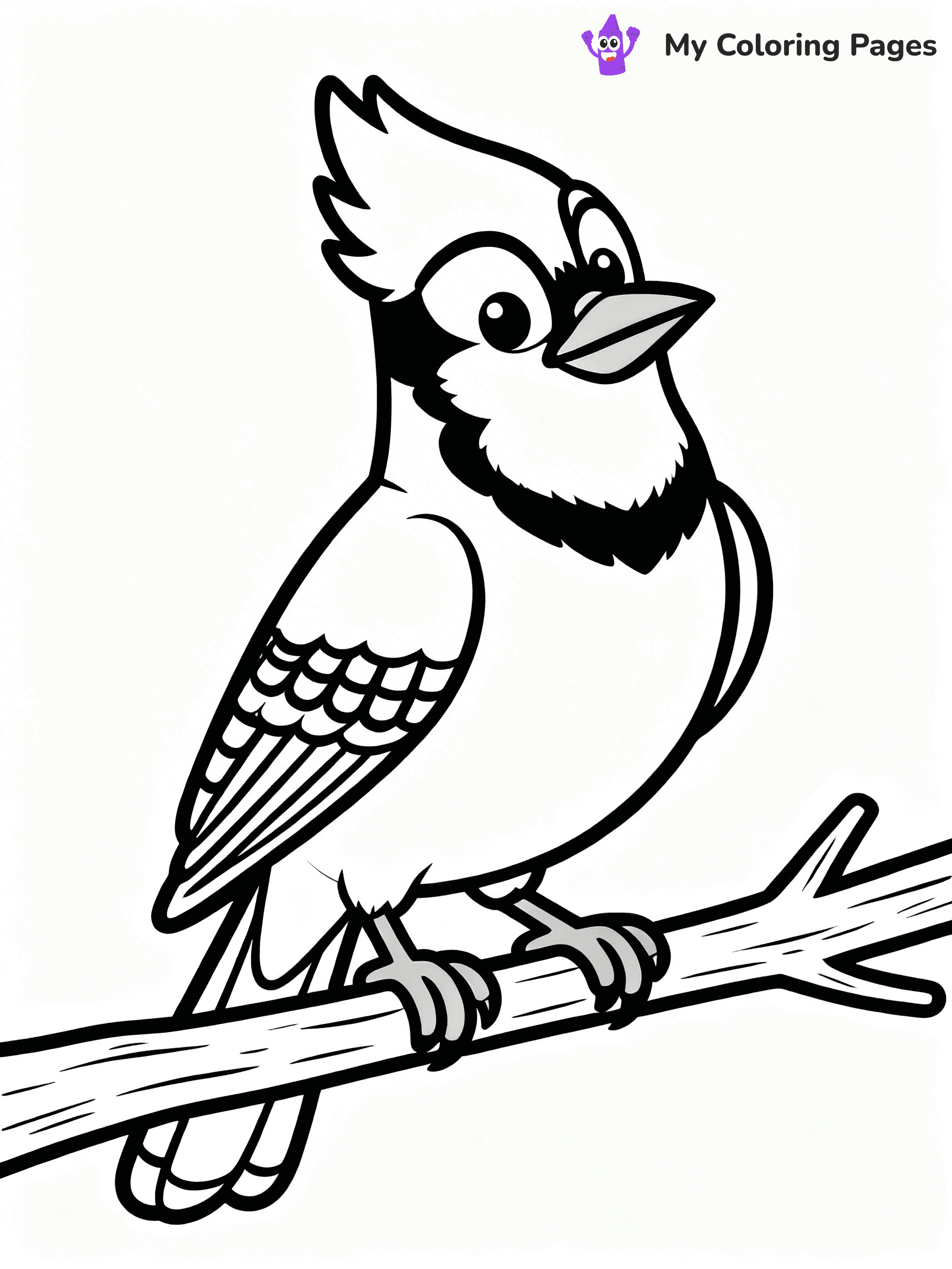 Blue Jay Coloring Pages - 25