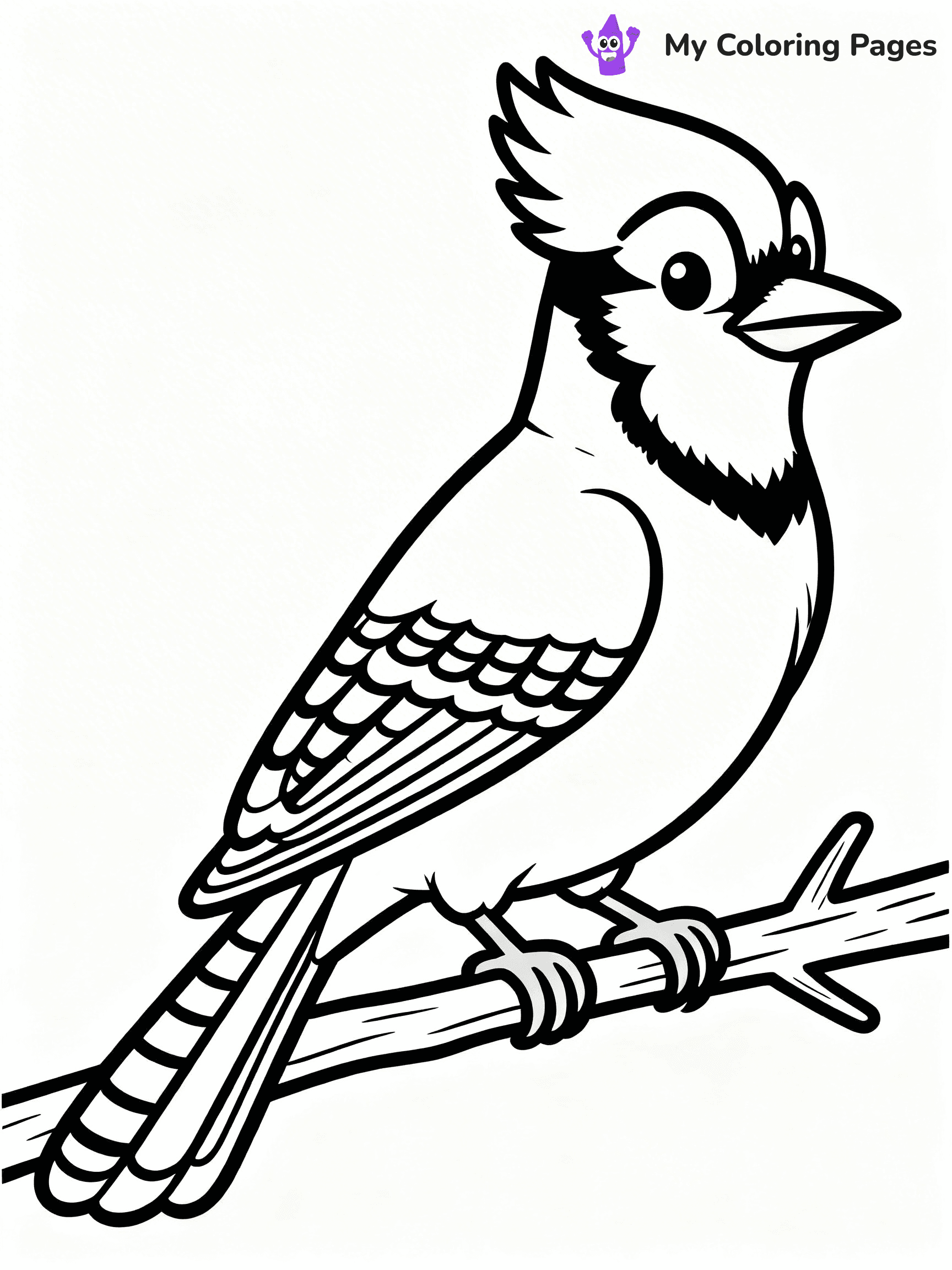 Blue Jay Coloring Pages - 24