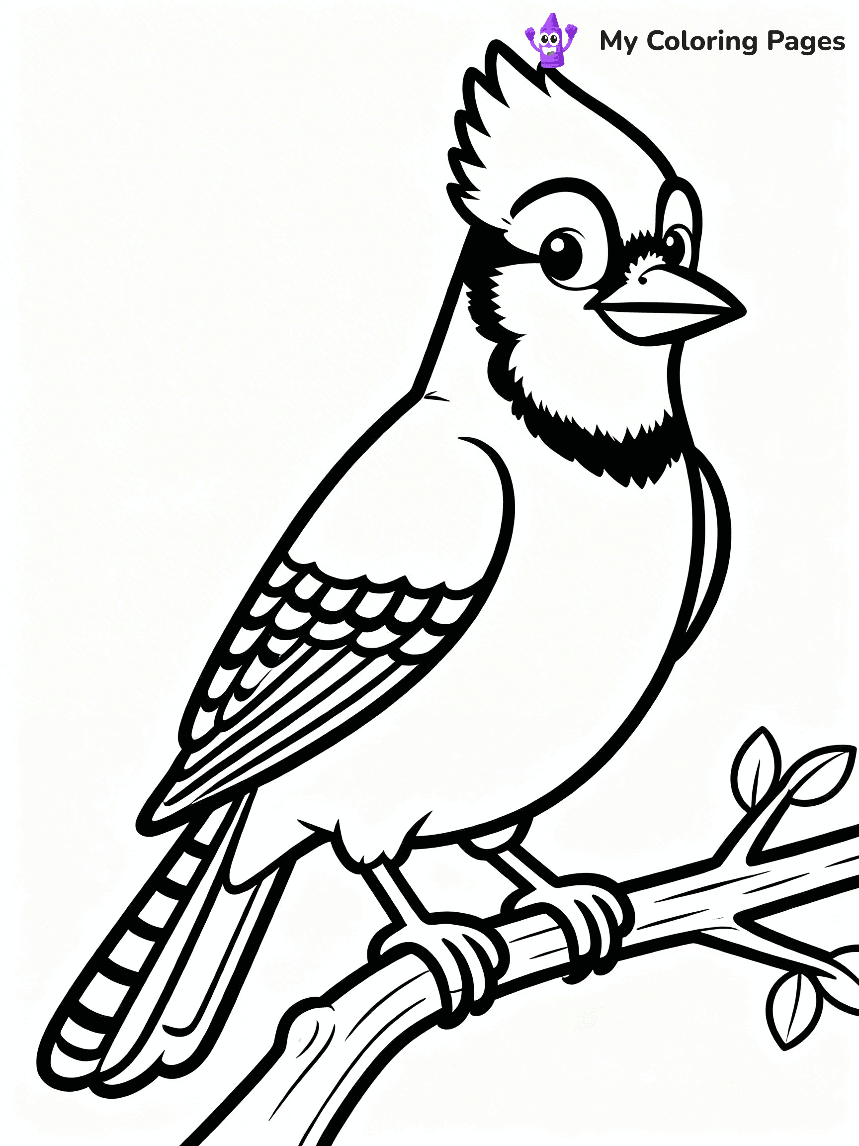 Blue Jay Coloring Pages - 23