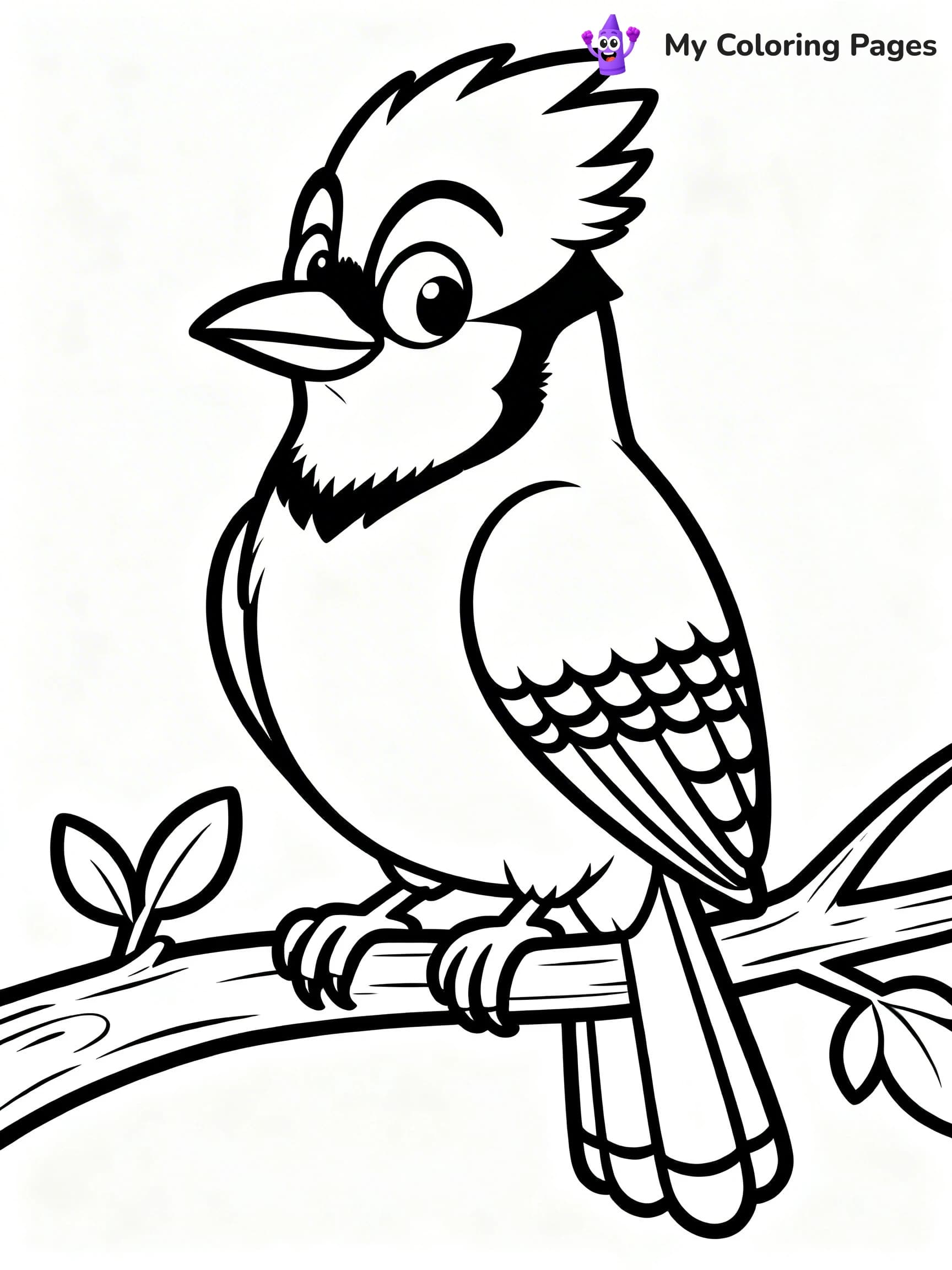 Blue Jay Coloring Pages - 22