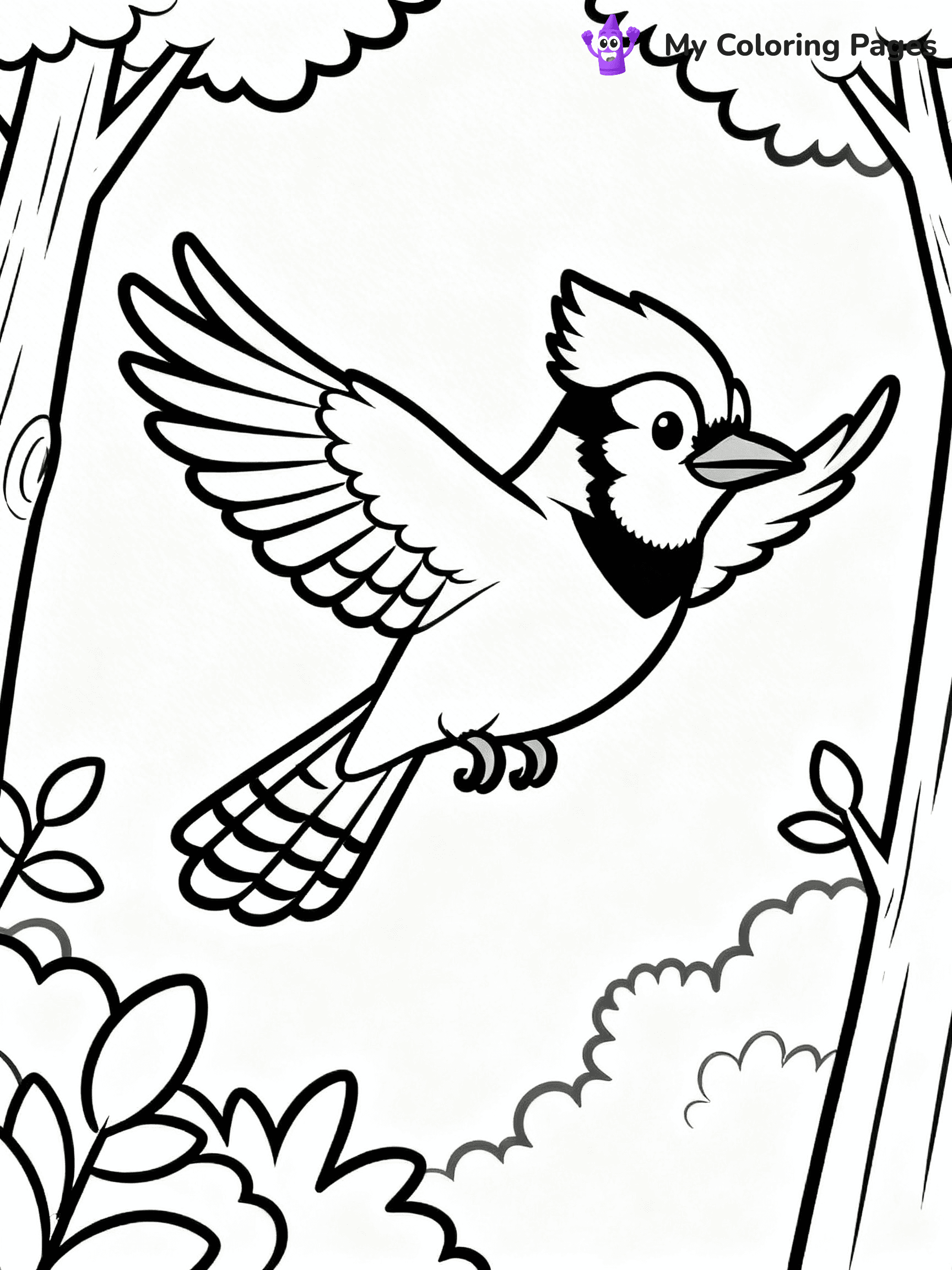 Blue Jay Coloring Pages - 21