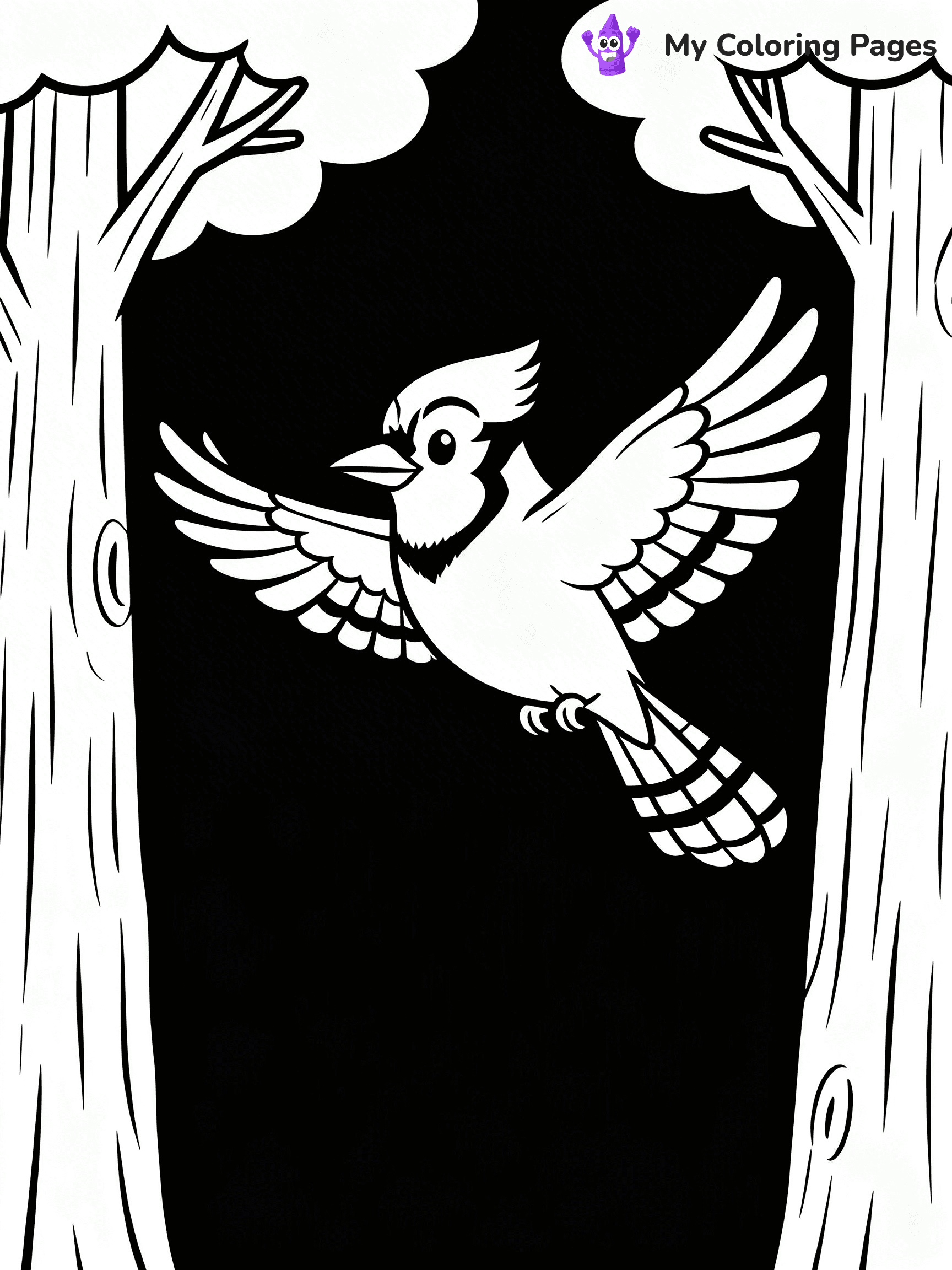 Blue Jay Coloring Pages - 20