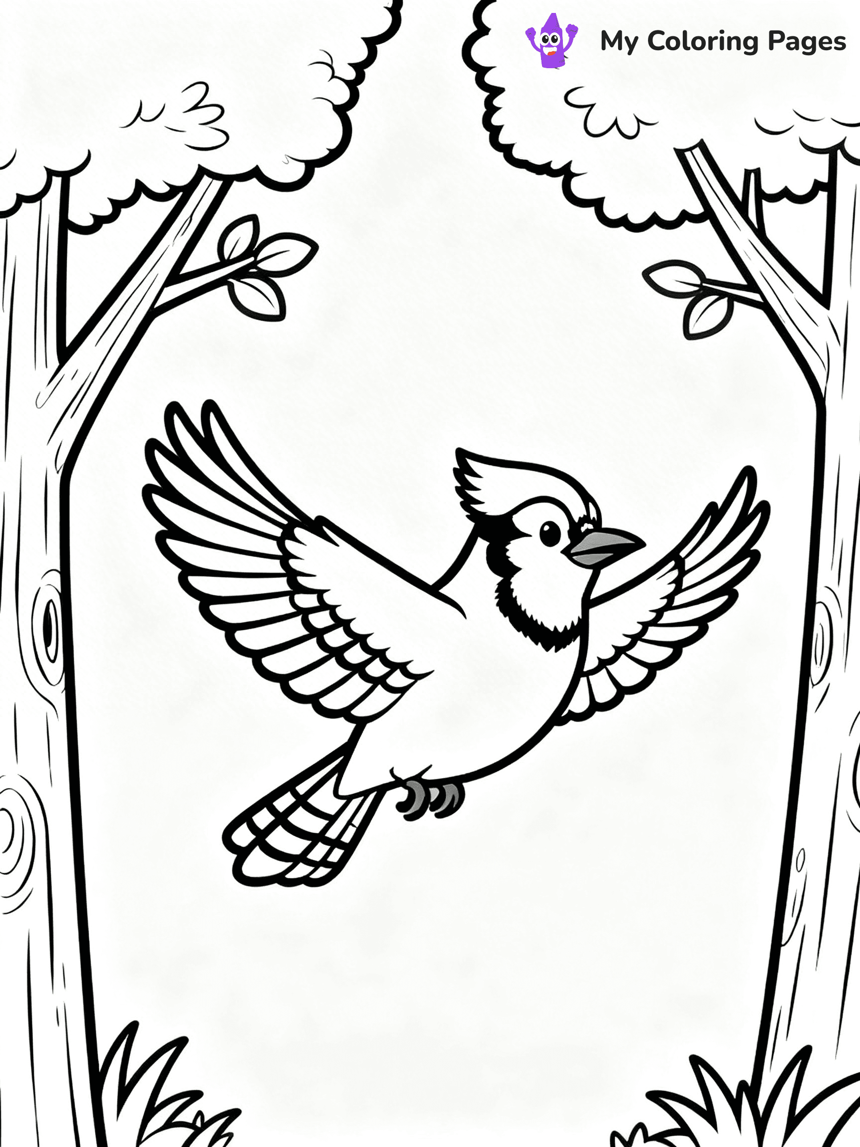 Blue Jay Coloring Pages - 19