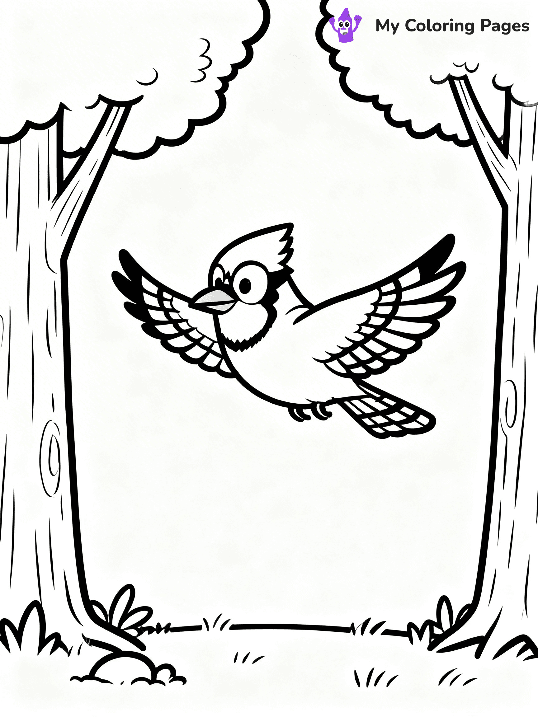 Blue Jay Coloring Pages - 18