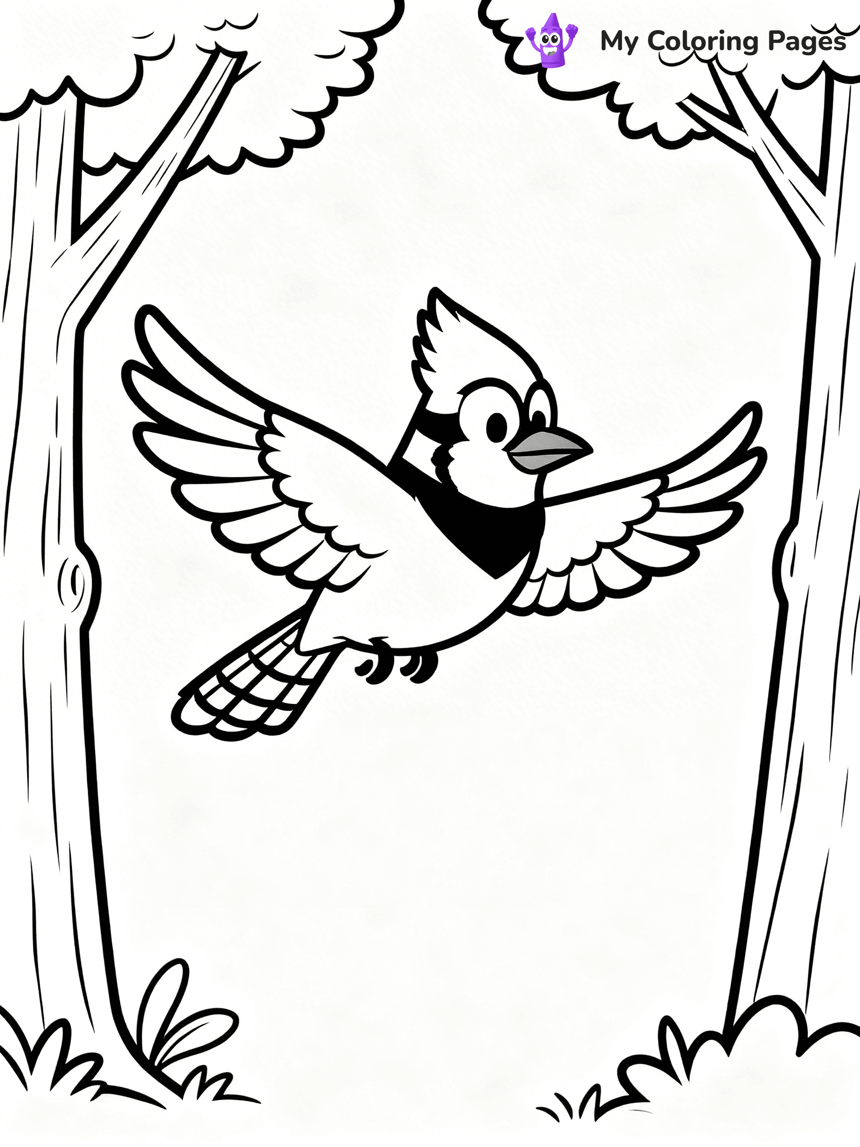 Blue Jay Coloring Pages - 17
