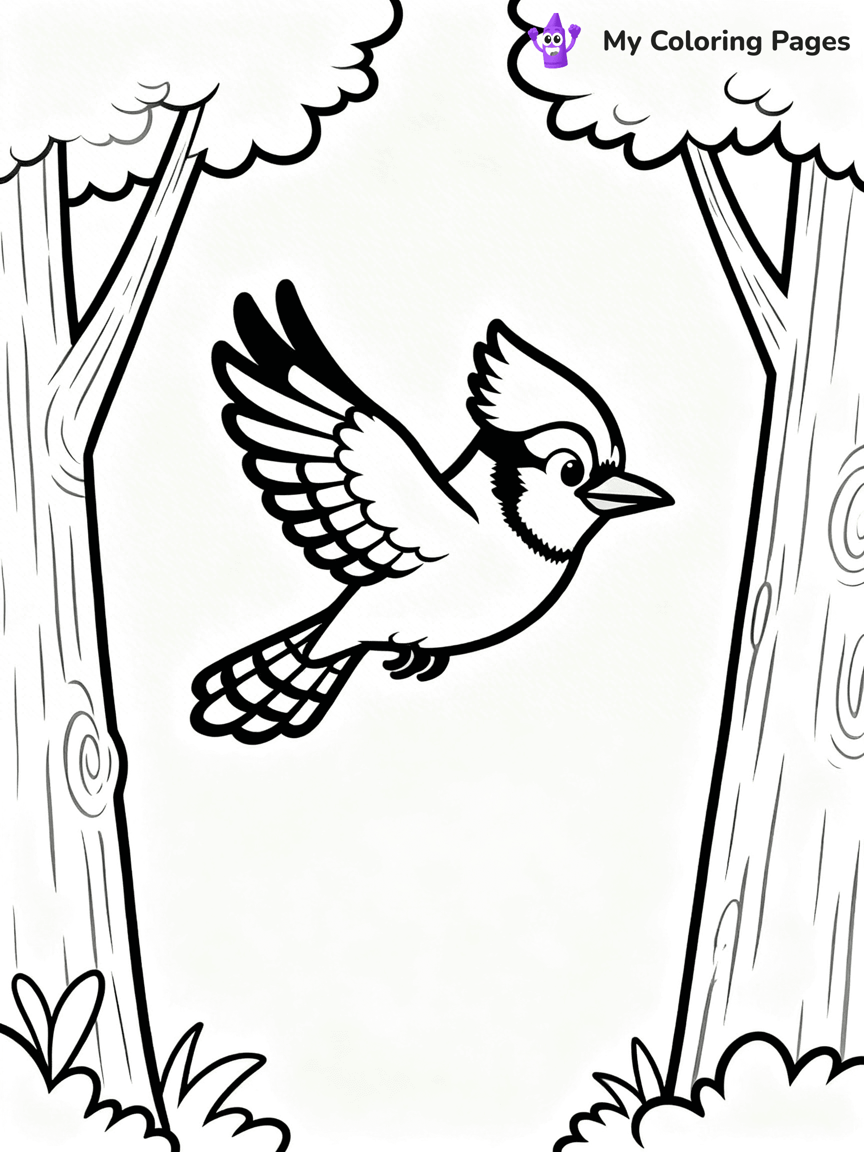 Blue Jay Coloring Pages - 16