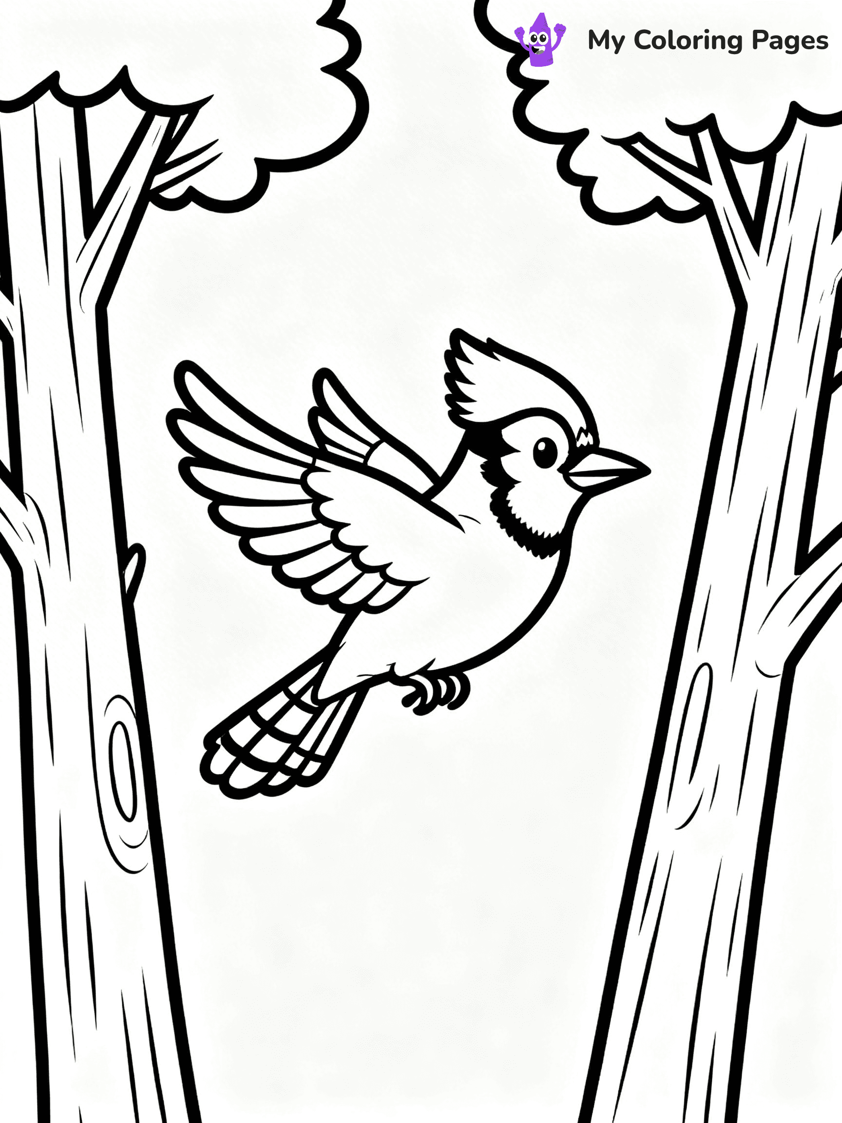 Blue Jay Coloring Pages - 15