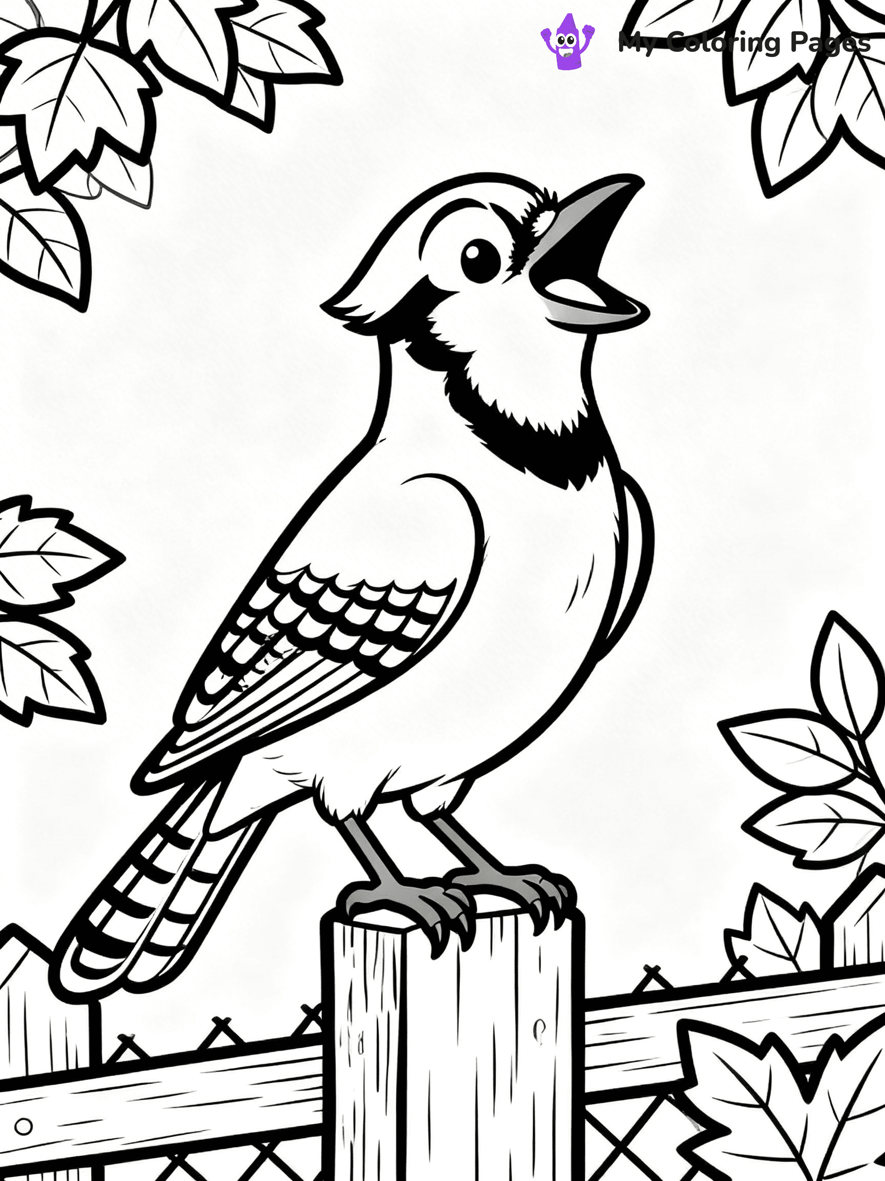 Blue Jay Coloring Pages - 14