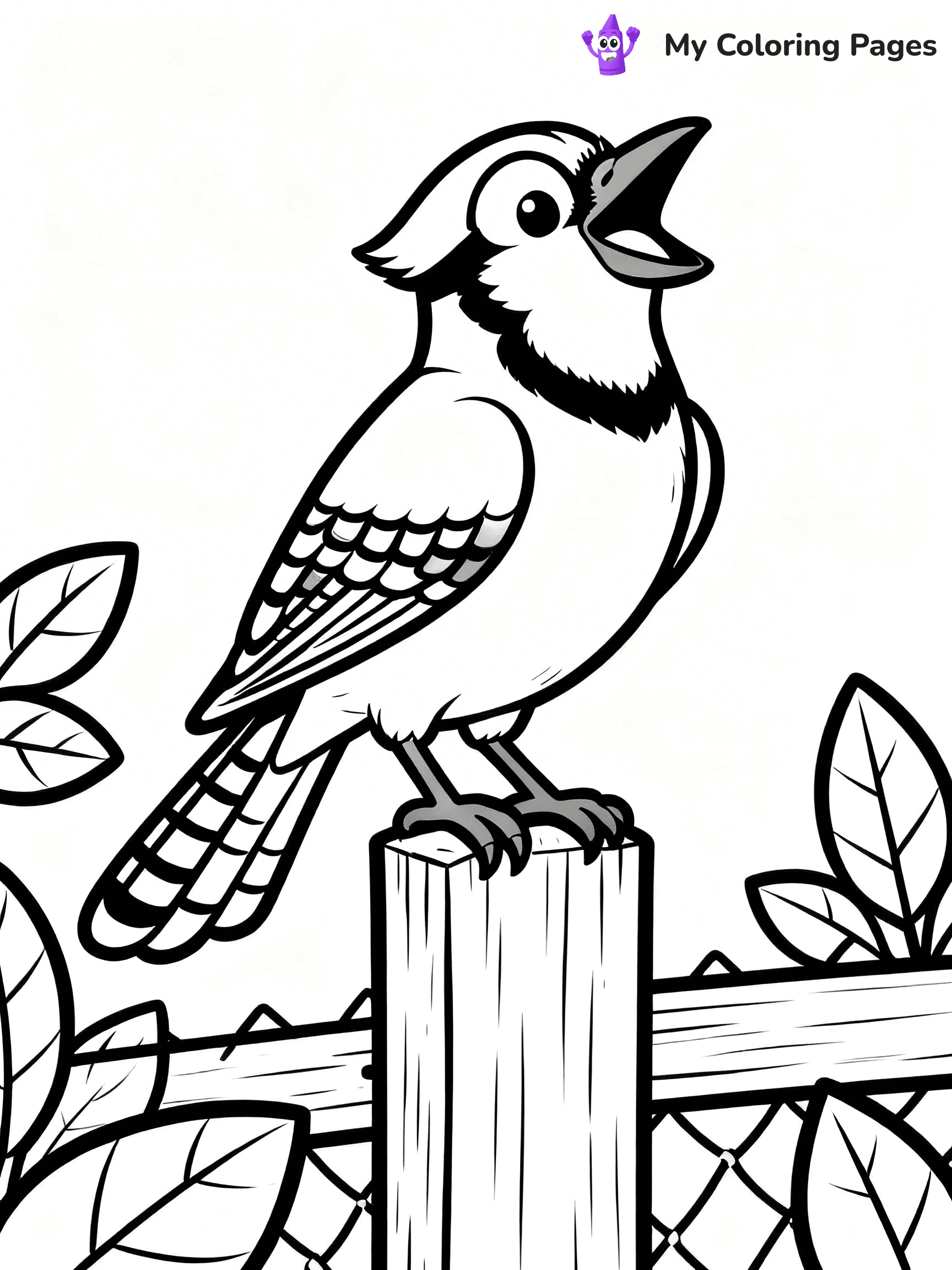 Blue Jay Coloring Pages - 10